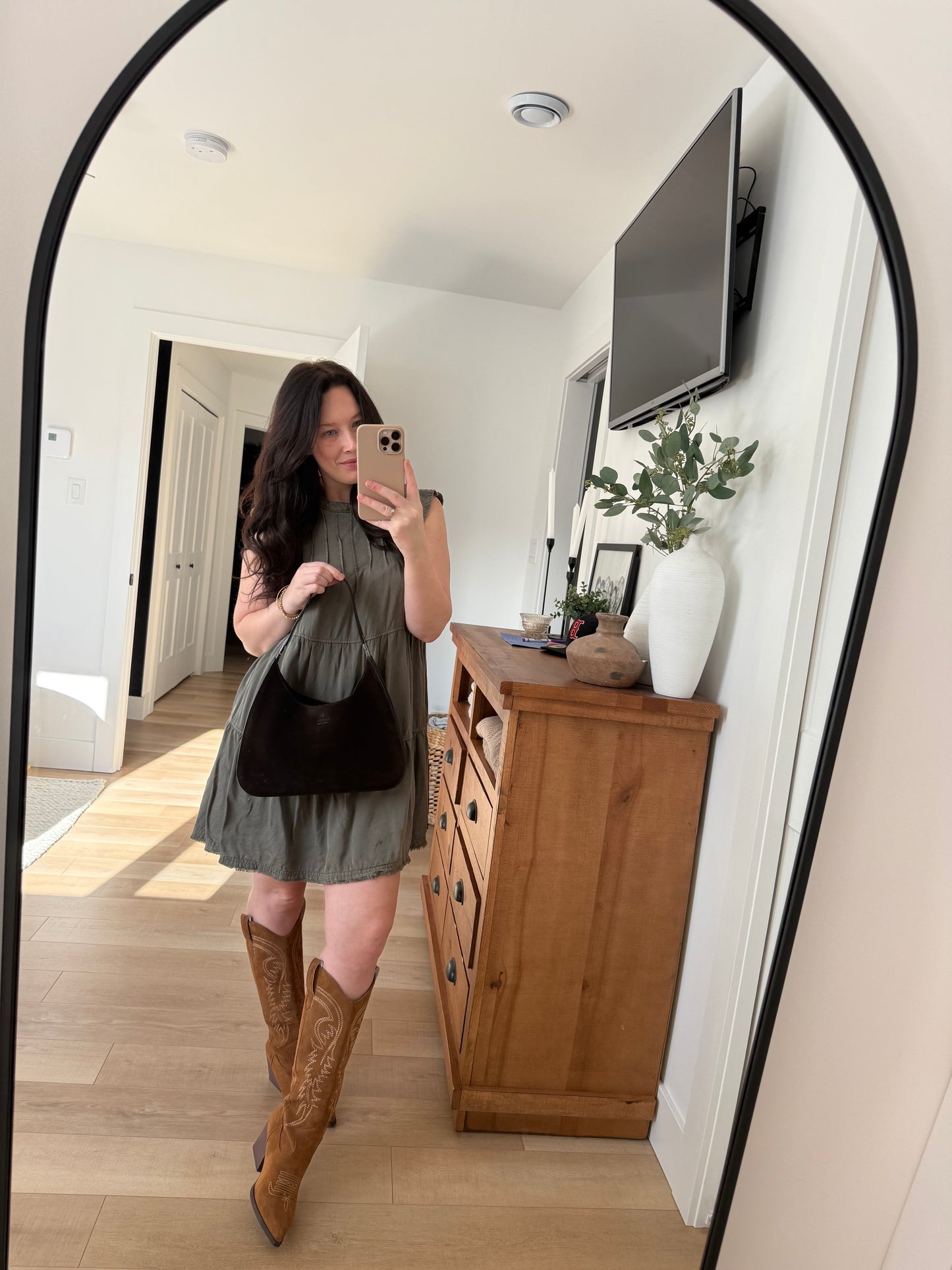 Gucci Brown Suede Shoulder Bag