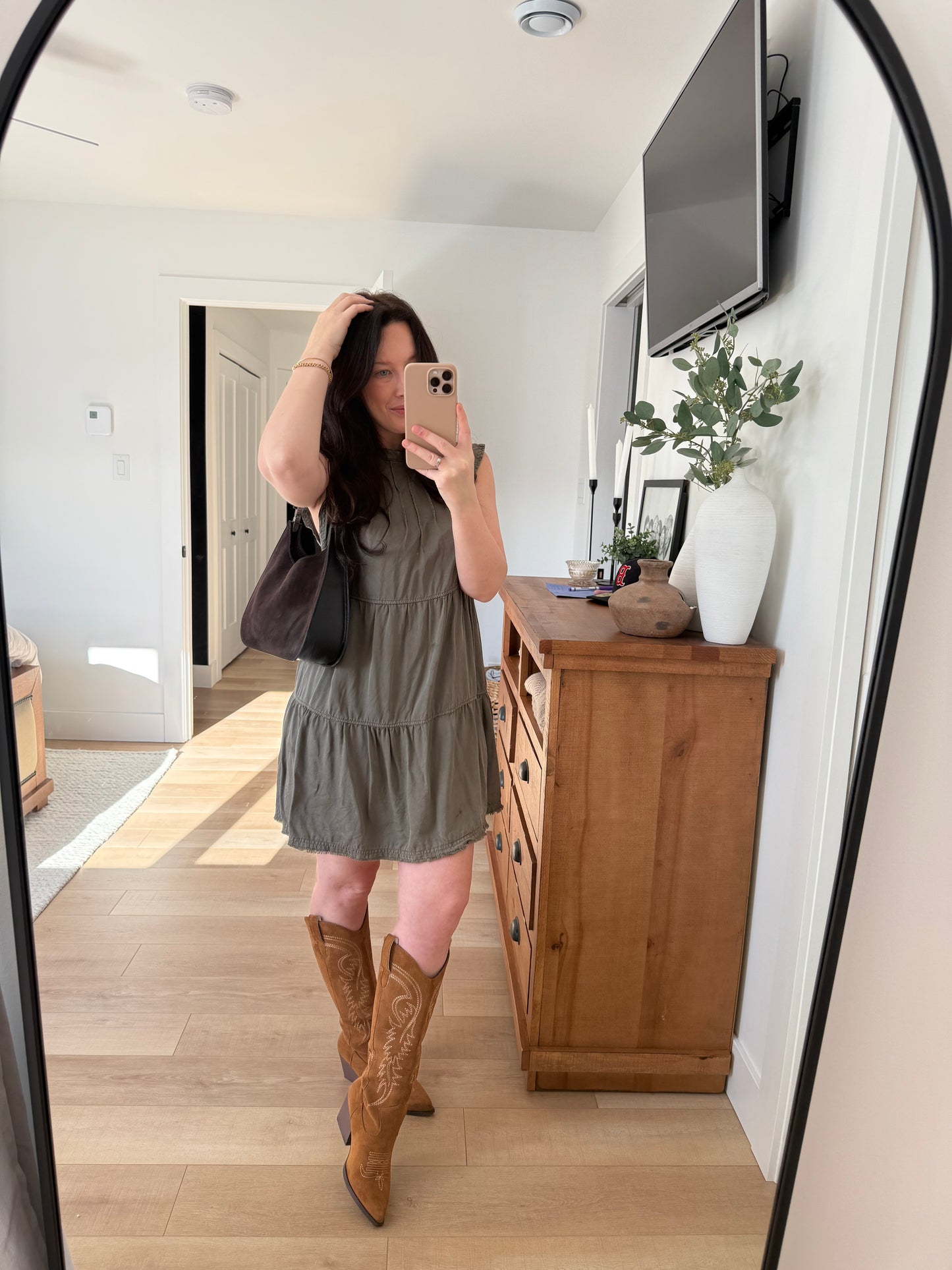 Gucci Brown Suede Shoulder Bag