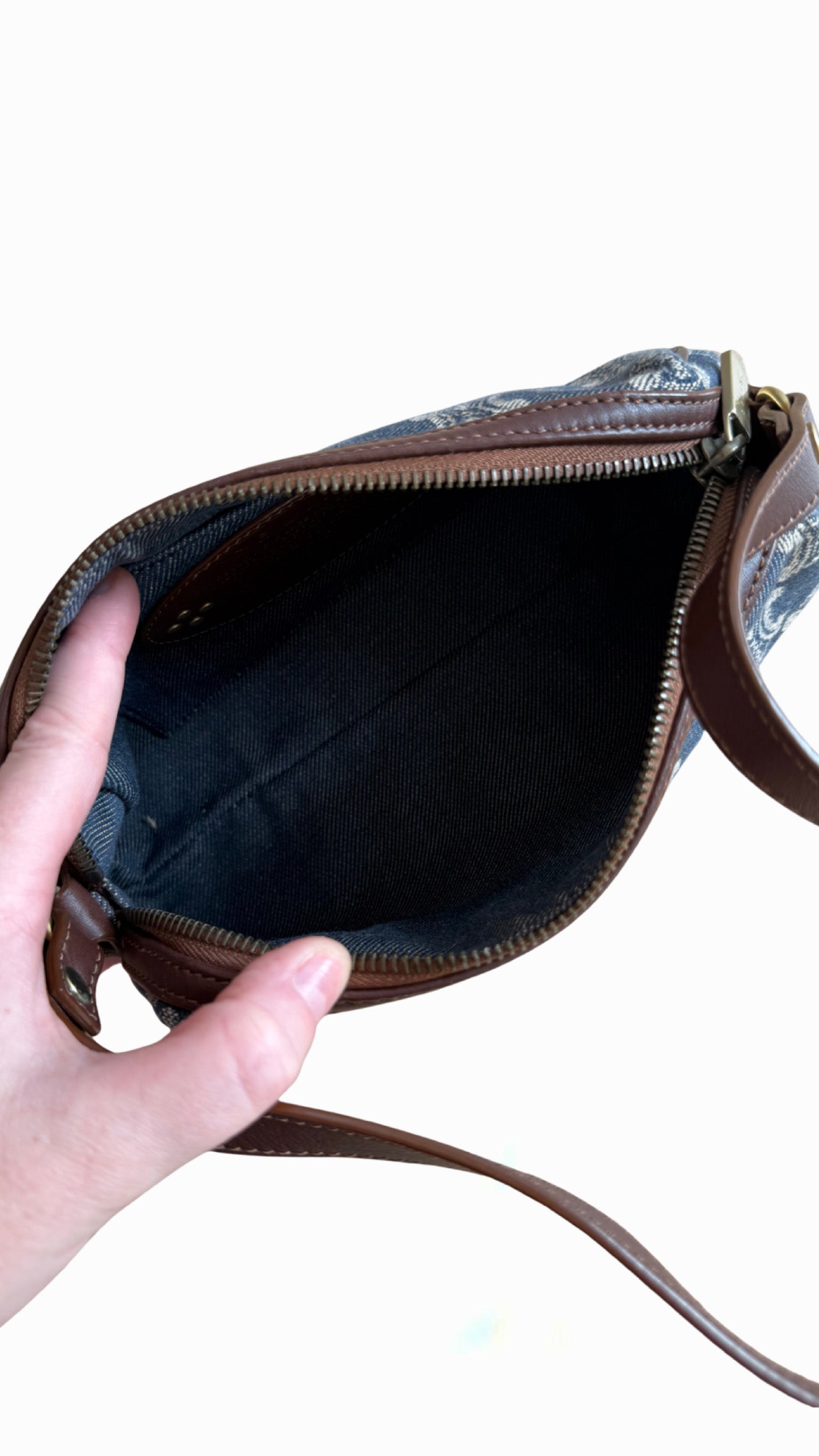 Celine Paris Macadam Denim Handbag