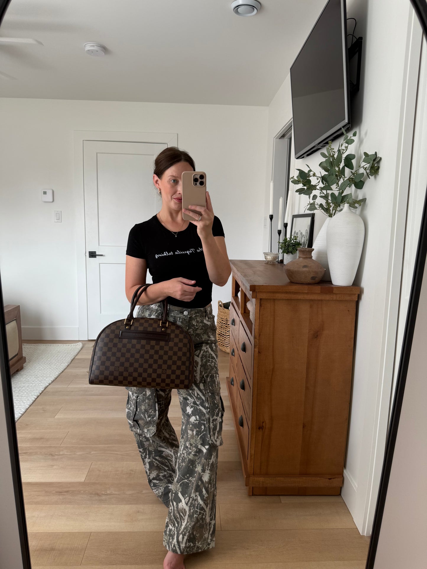 Louis Vuitton Damier Ebene Nolita Bag