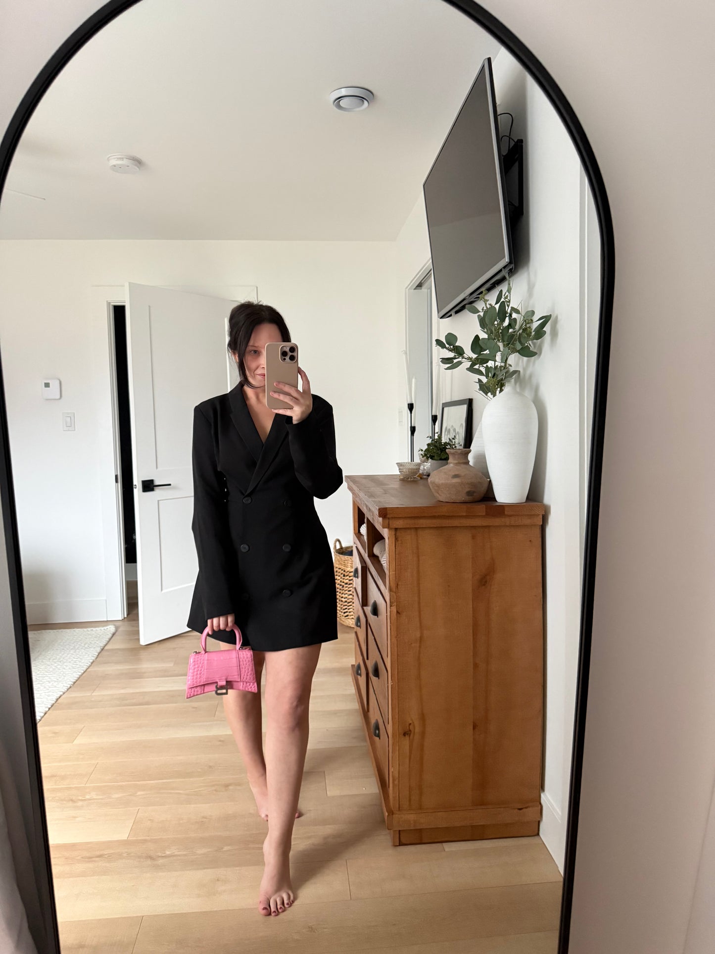 Balenciaga Hourglass Handbag XS Pink