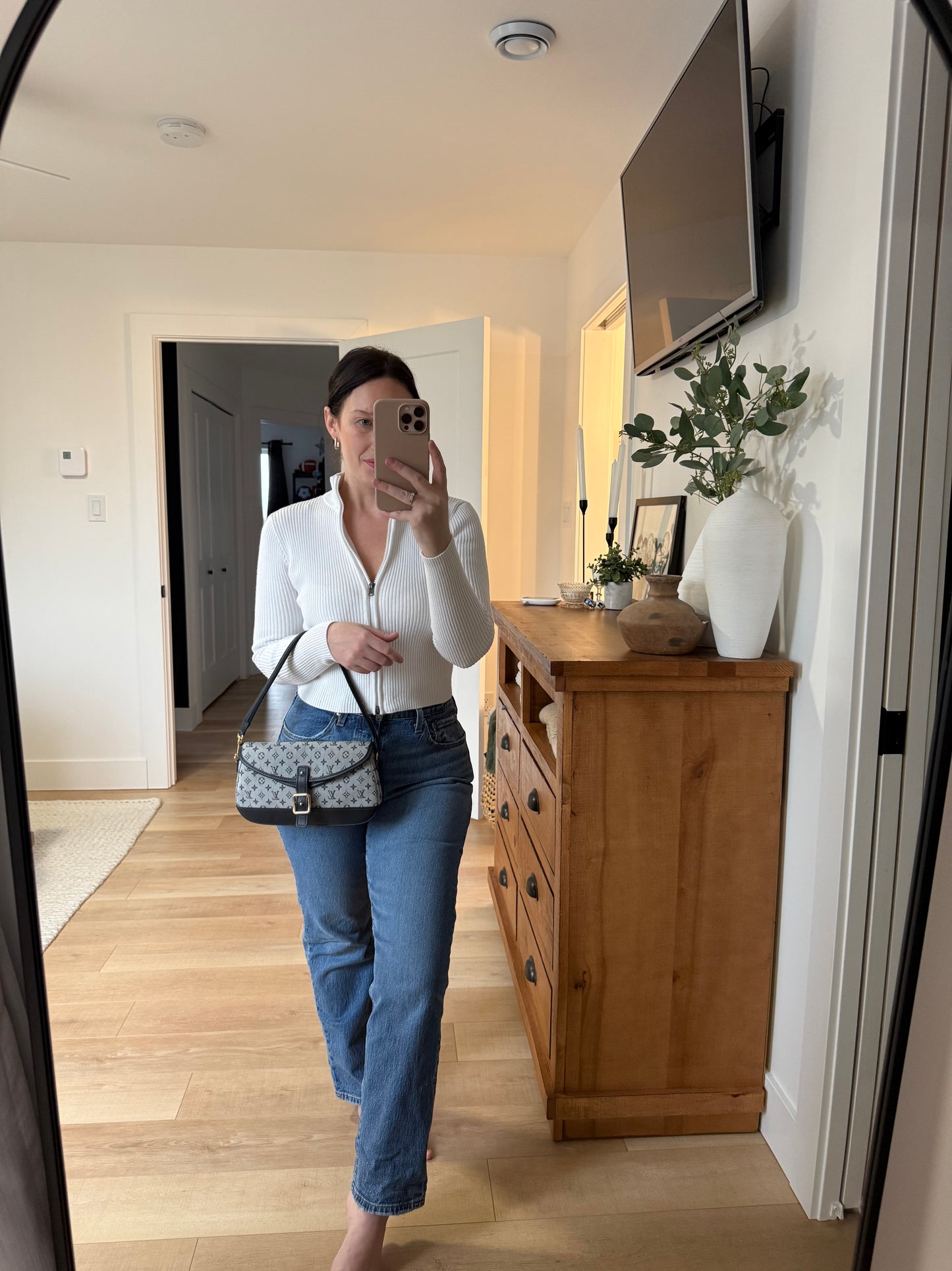 Louis Vuitton Blue Monogram Mini Lin Marjorie Shouder Bag