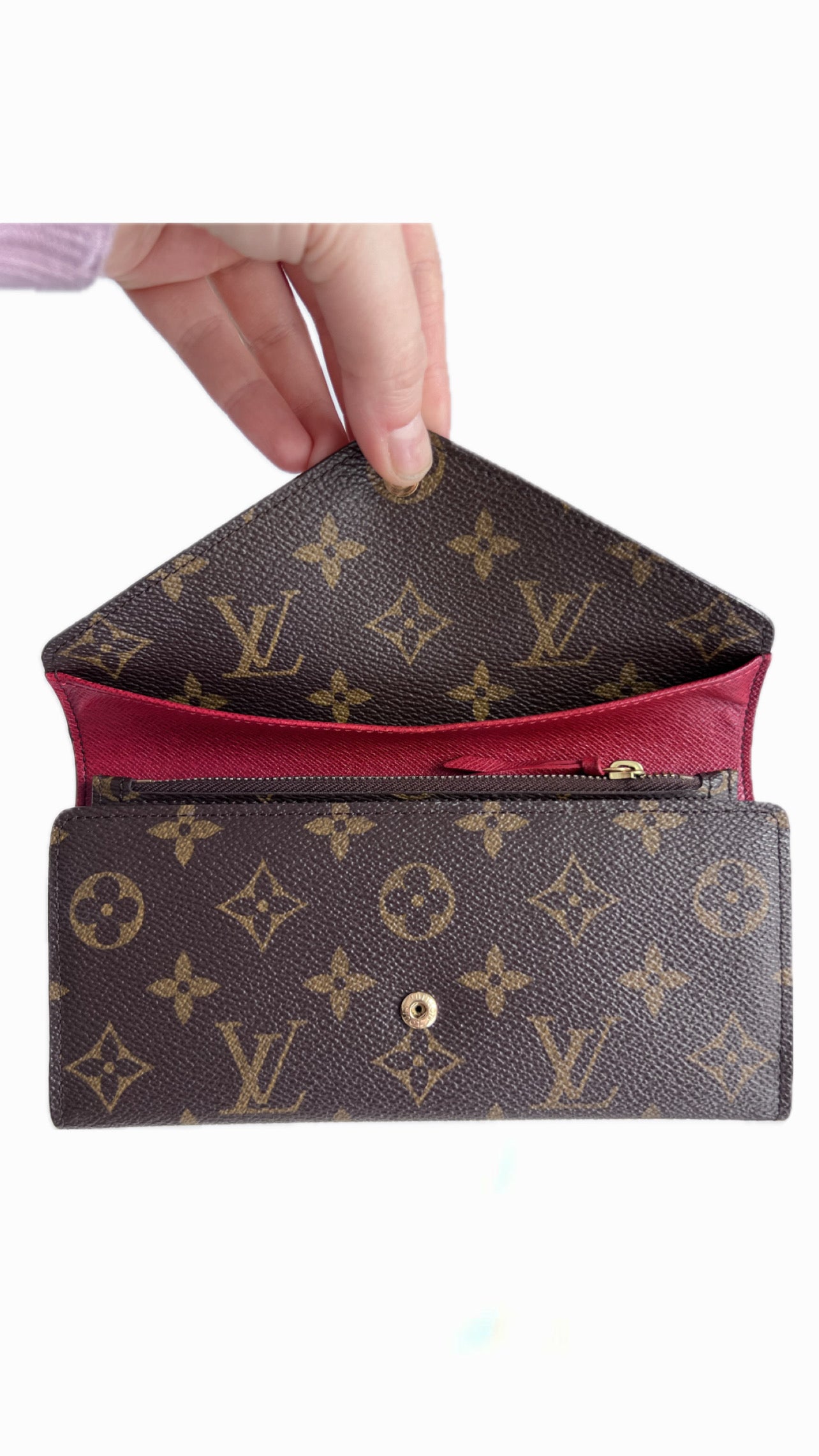 Louis Vuitton Josephine Wallet Red