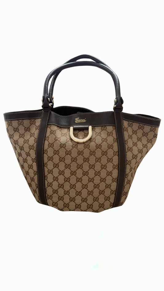 Gucci Abbey GG Canvas Tote