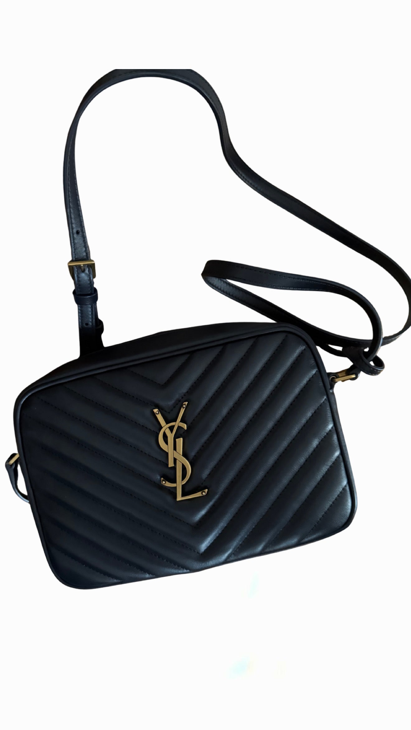 Saint Laurent Lou Camera Bag in Quilted Leather