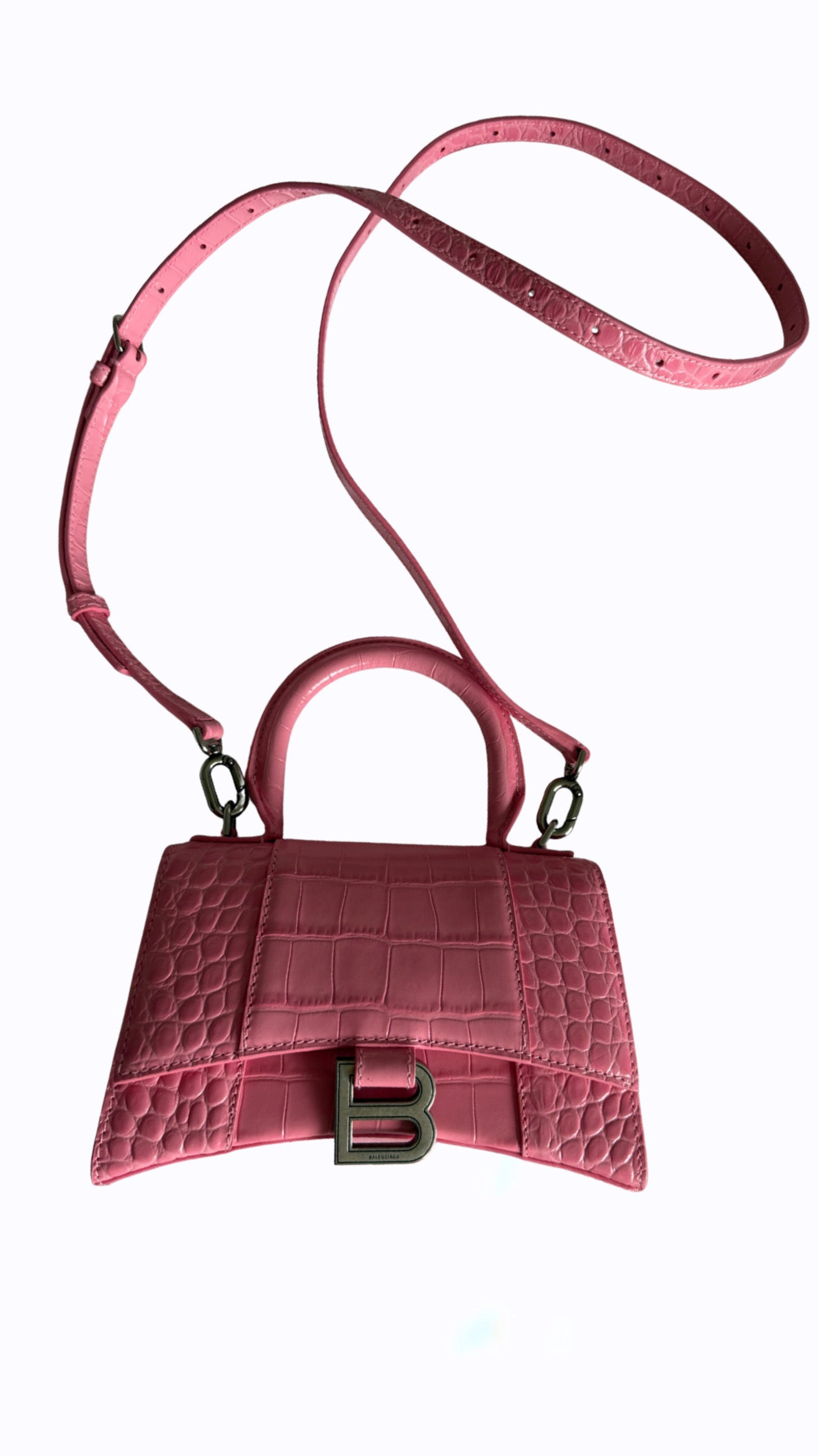 Balenciaga Hourglass Handbag XS Pink
