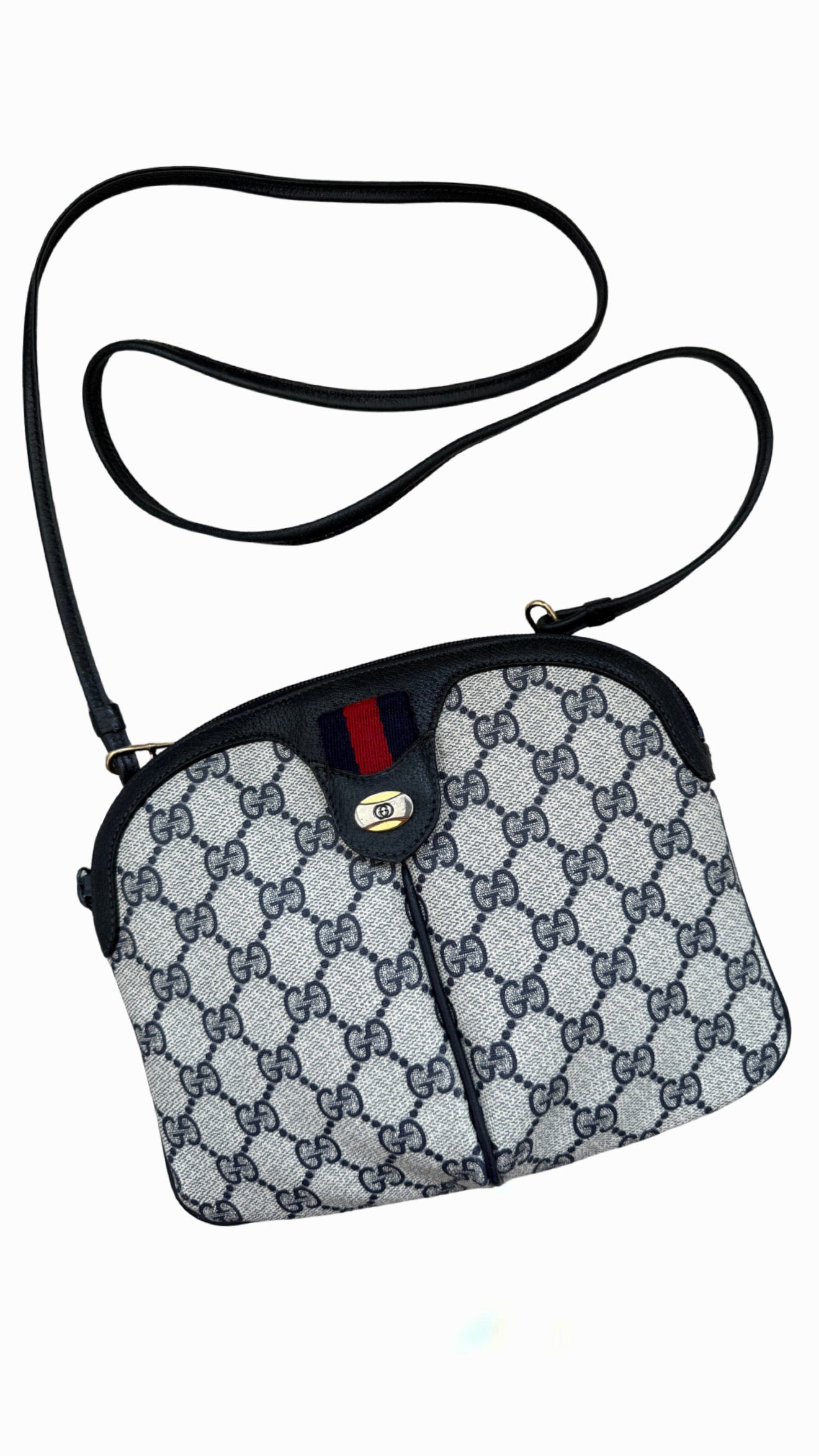 Gucci Vintage Supreme Navy Crossbody