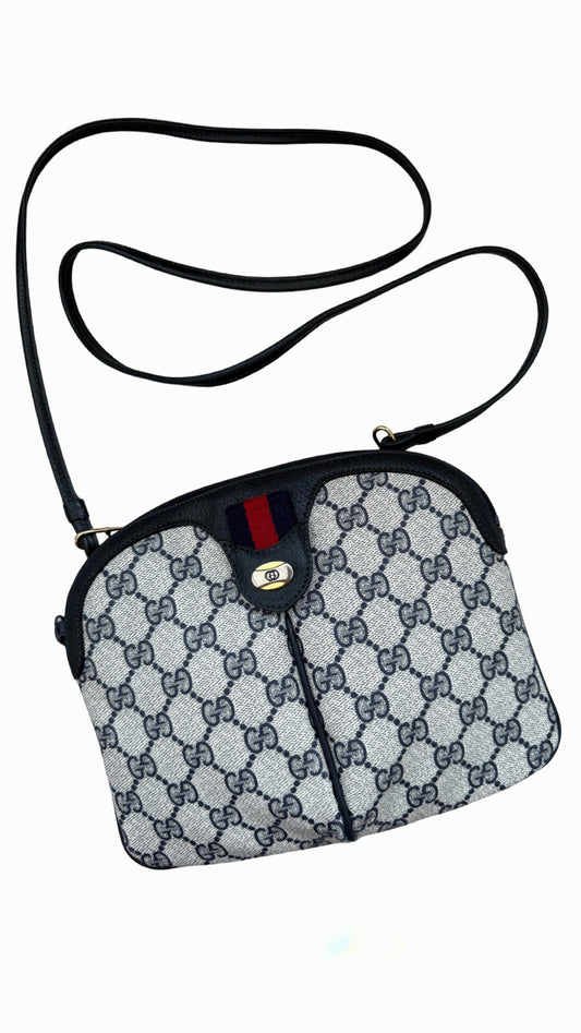 Gucci Vintage Supreme Navy Crossbody
