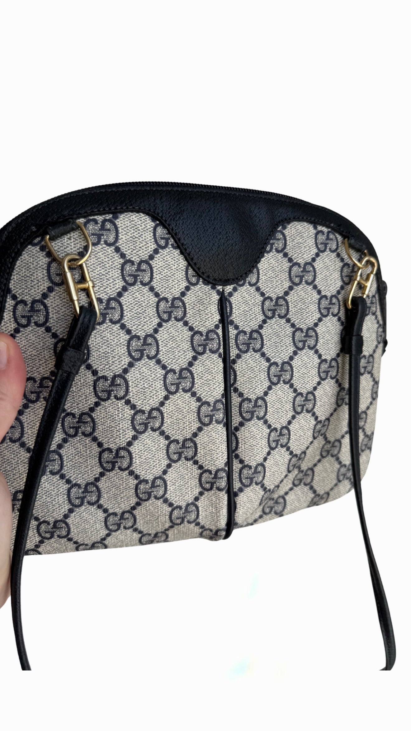 Gucci Vintage Supreme Navy Crossbody