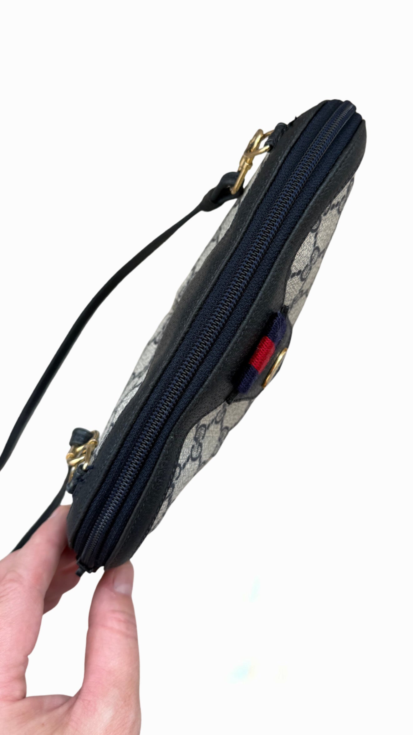 Gucci Vintage Supreme Navy Crossbody