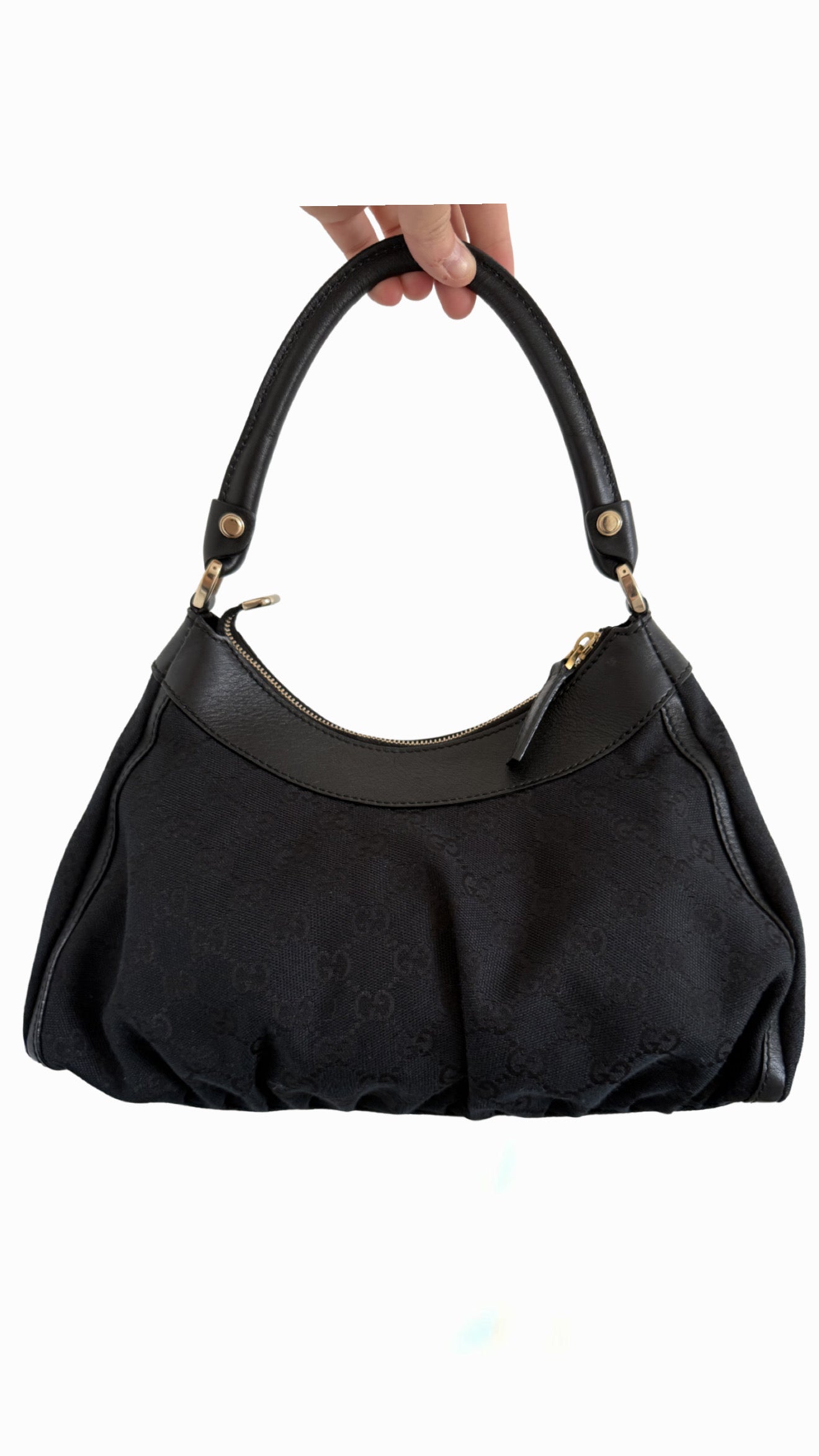 Gucci GG Canvas Abbey D-Ring Hobo Bag