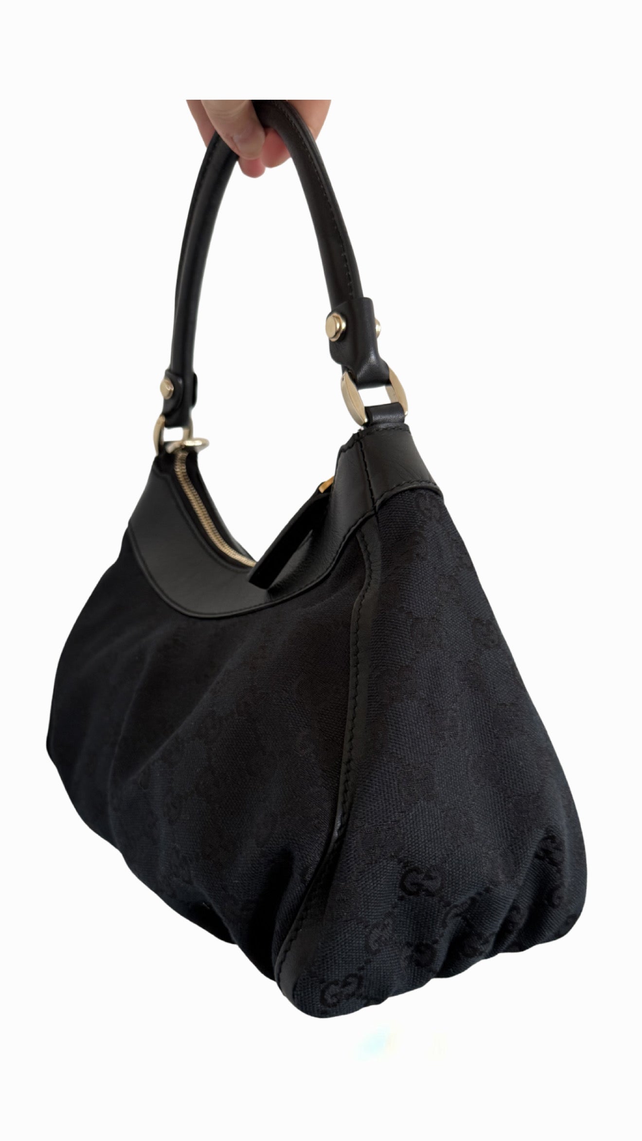 Gucci GG Canvas Abbey D-Ring Hobo Bag