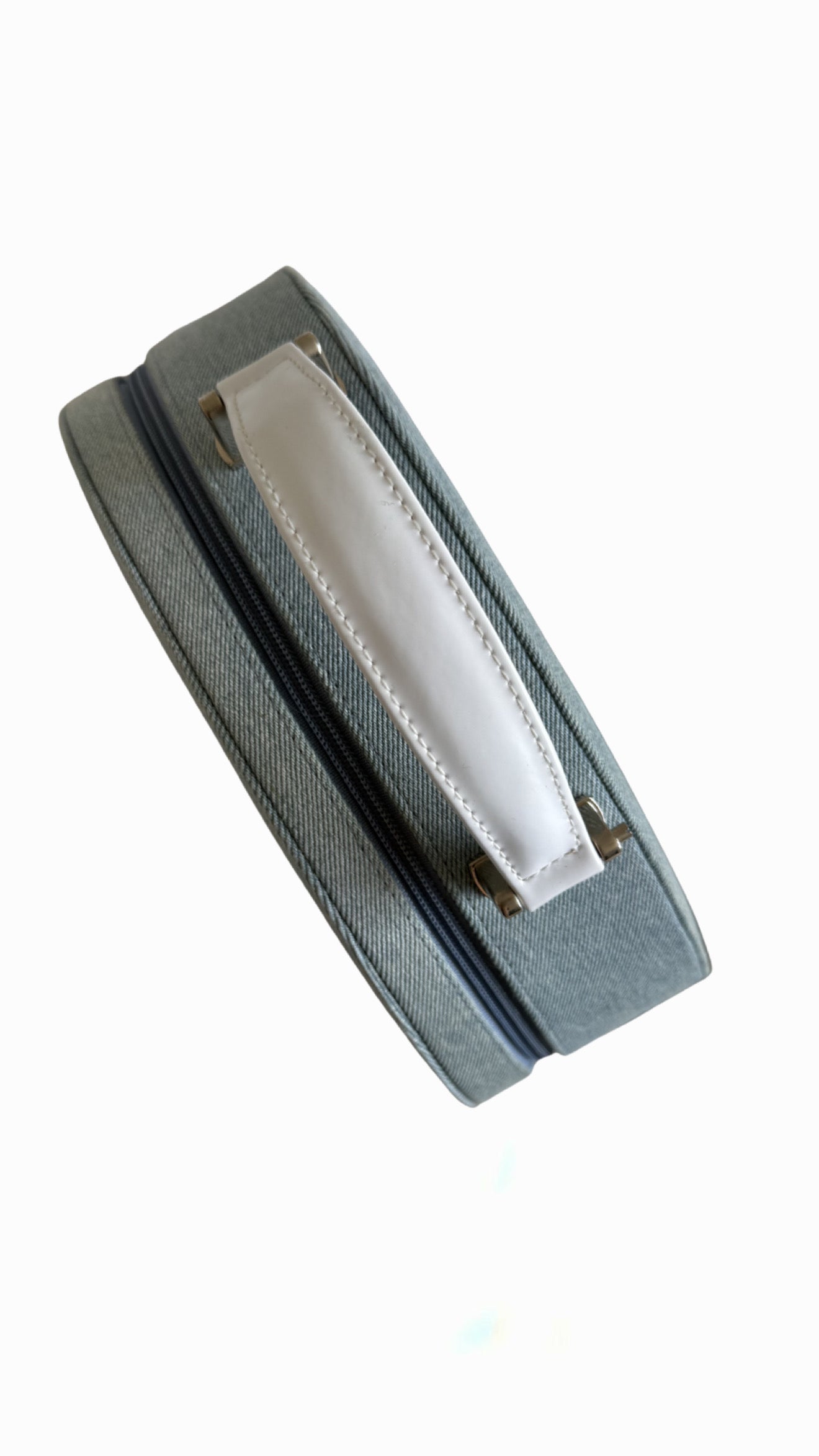 Christian Dior Parfums half-moon Denim Vanity Case
