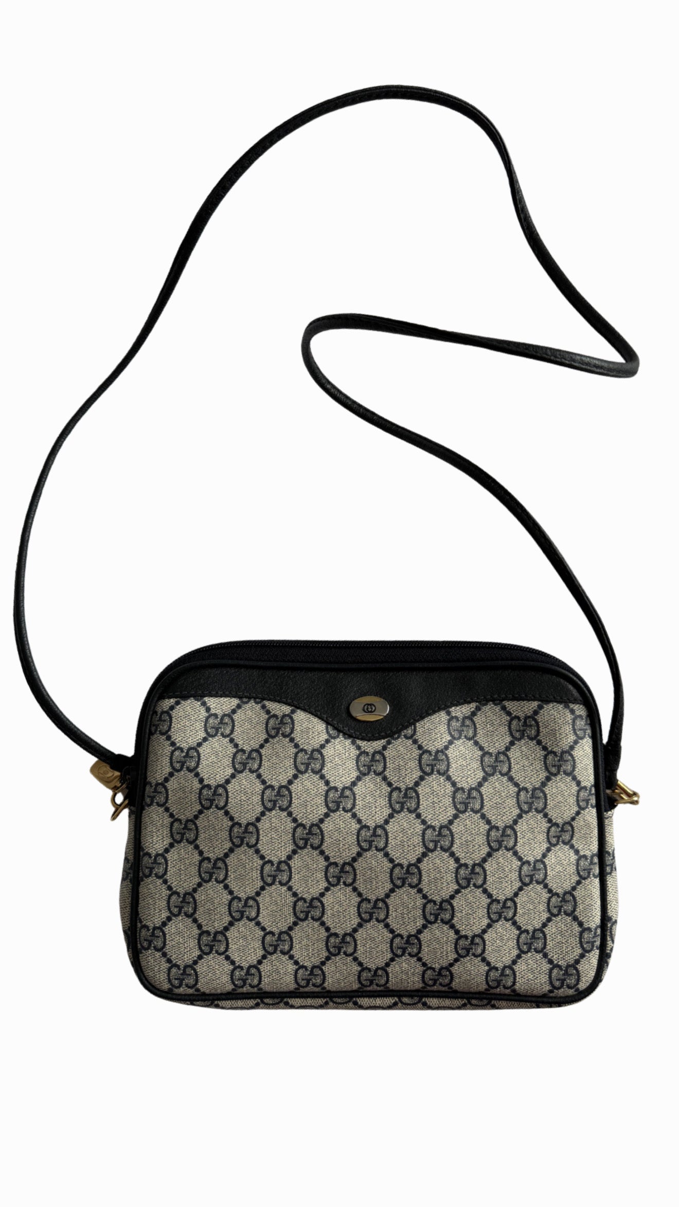 Gucci Vintage Navy Crossbody