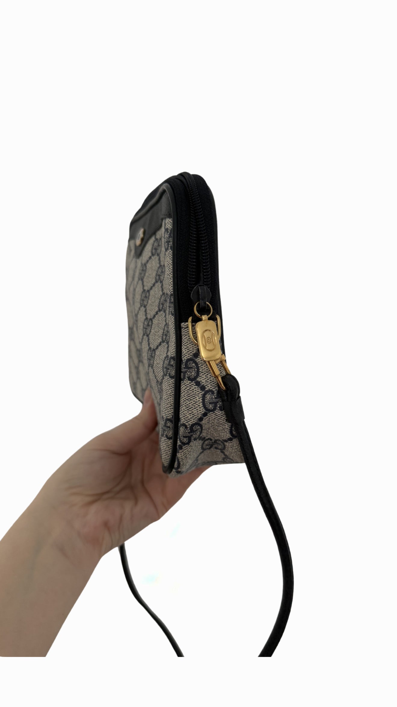 Gucci Vintage Navy Crossbody