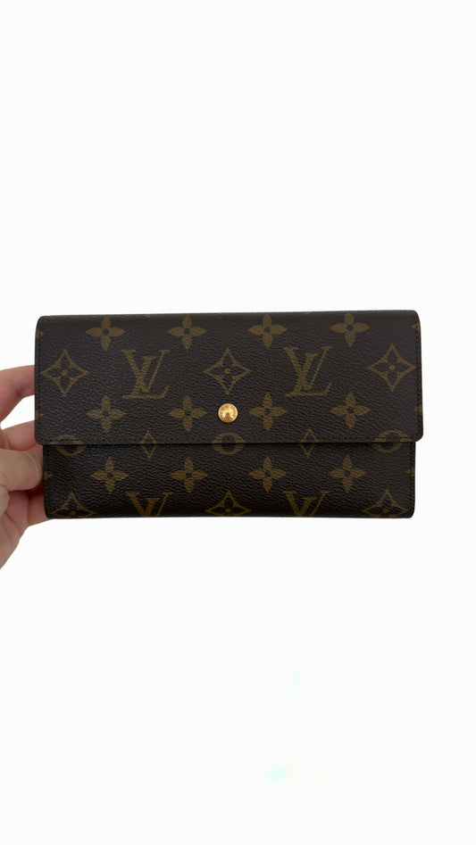 Louis Vuitton Porte Tresor International Tri-fold Long Wallet