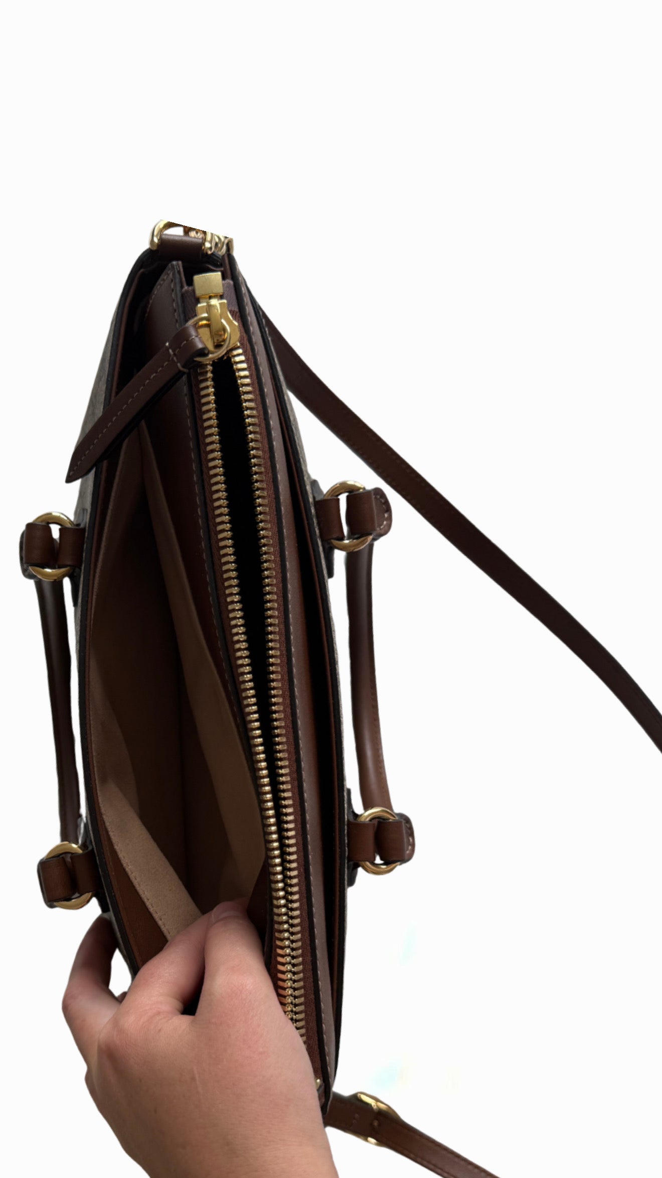 Gucci GG Supreme Zip Top Tote