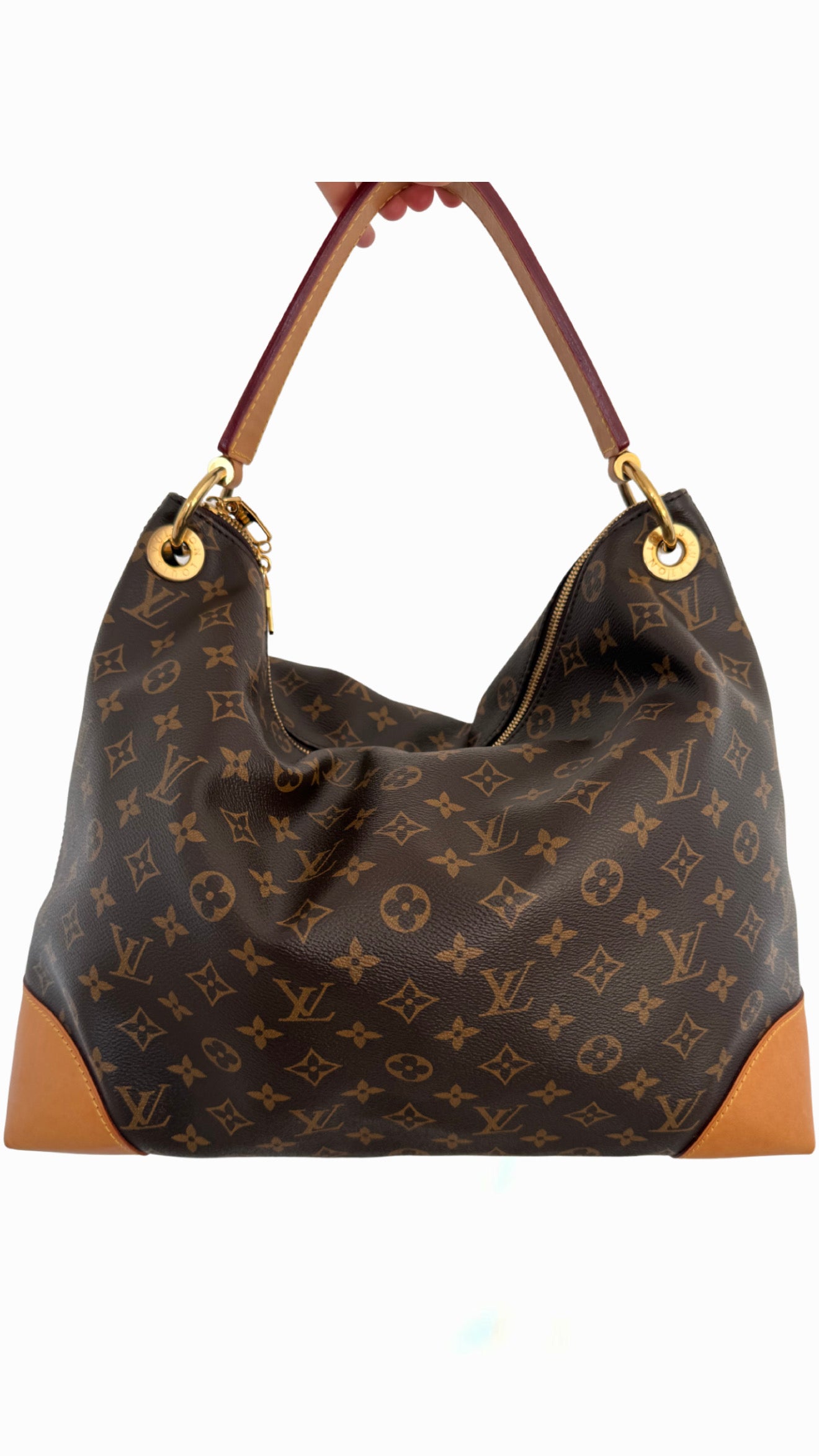 Louis Vuitton Monogram Hobo Berri MM