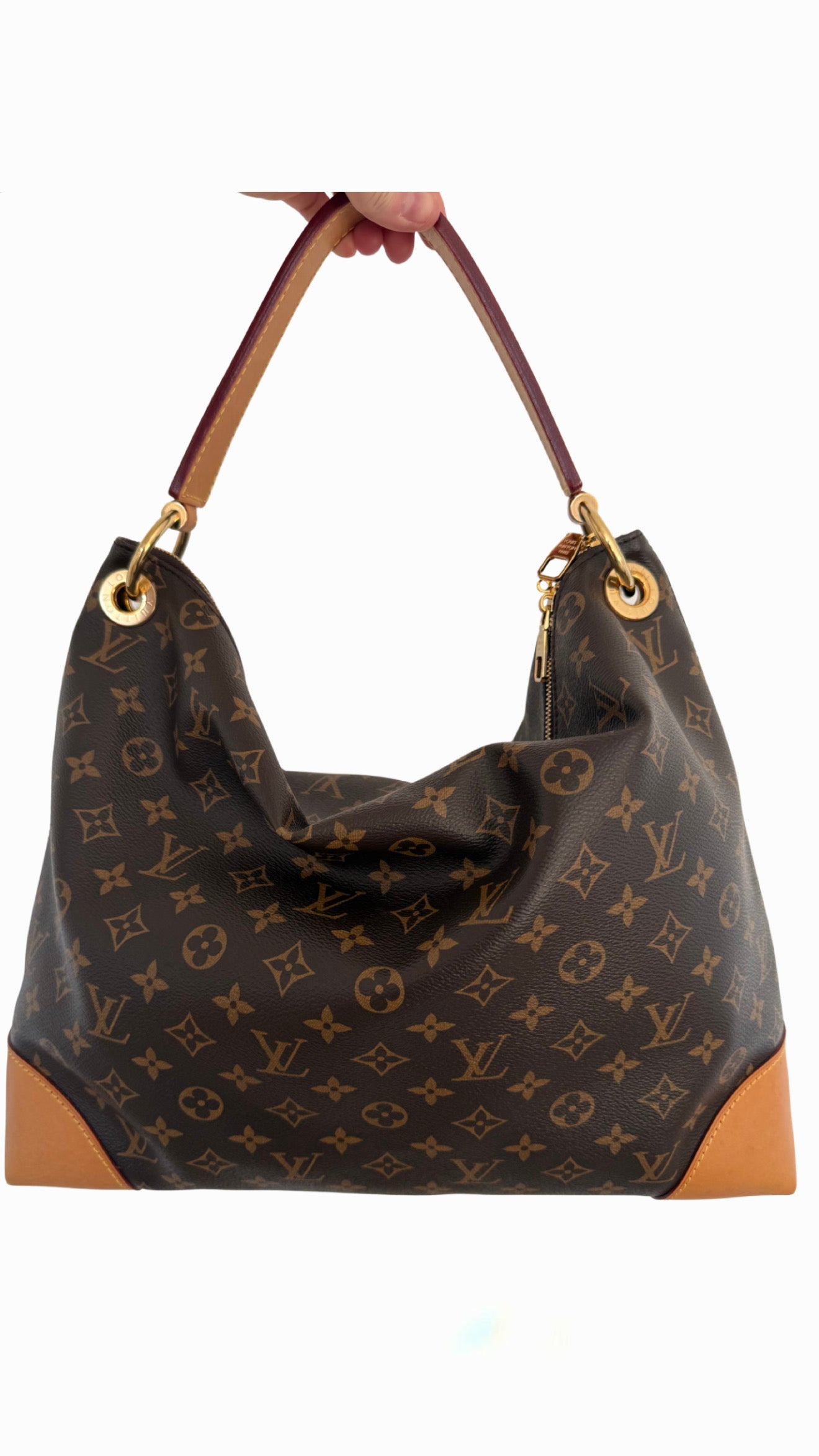 Louis Vuitton Monogram Hobo Berri MM