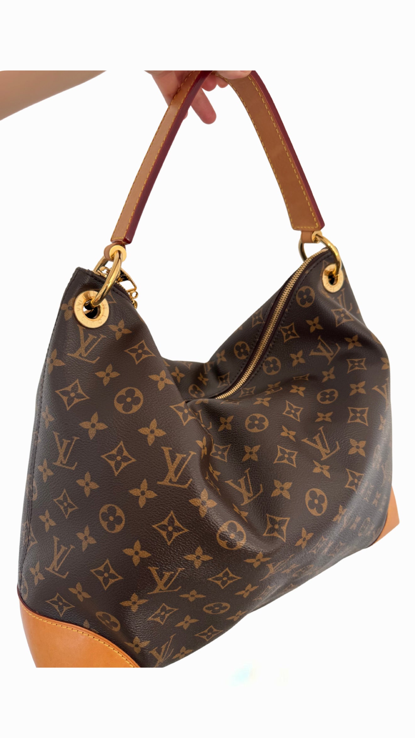Louis Vuitton Monogram Hobo Berri MM
