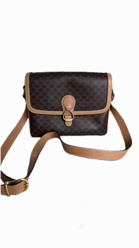 Celine Macadam Flap Shoulder Bag