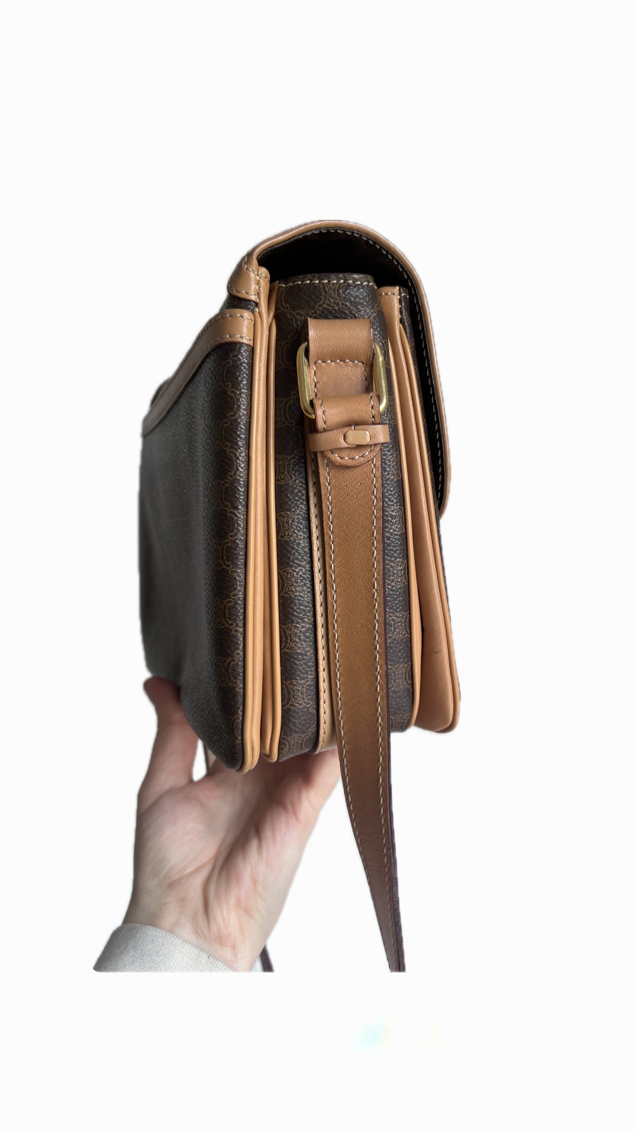 Celine Macadam Flap Shoulder Bag
