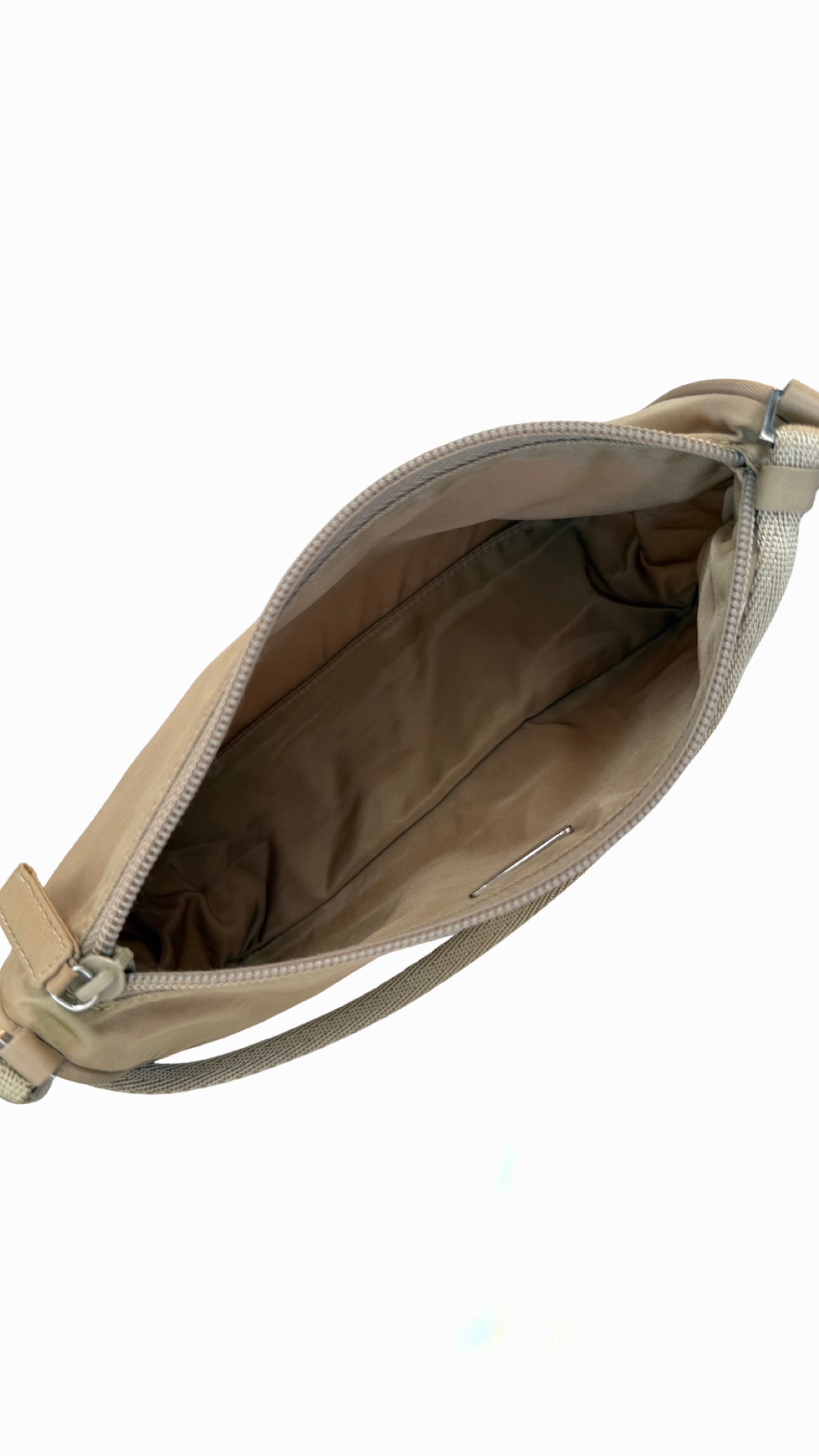 Prada Beige Nylon Party Bag