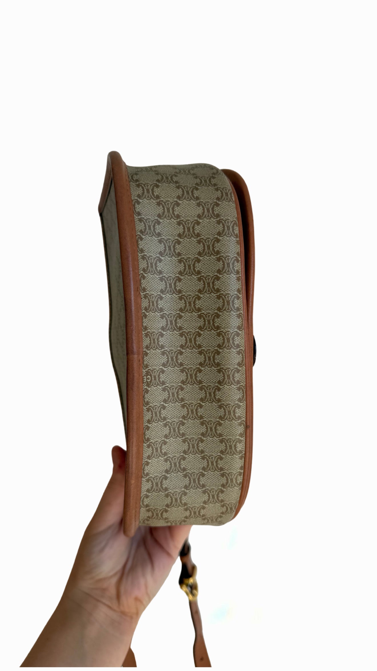 Celine Macadam Canvas Shoulder Bag