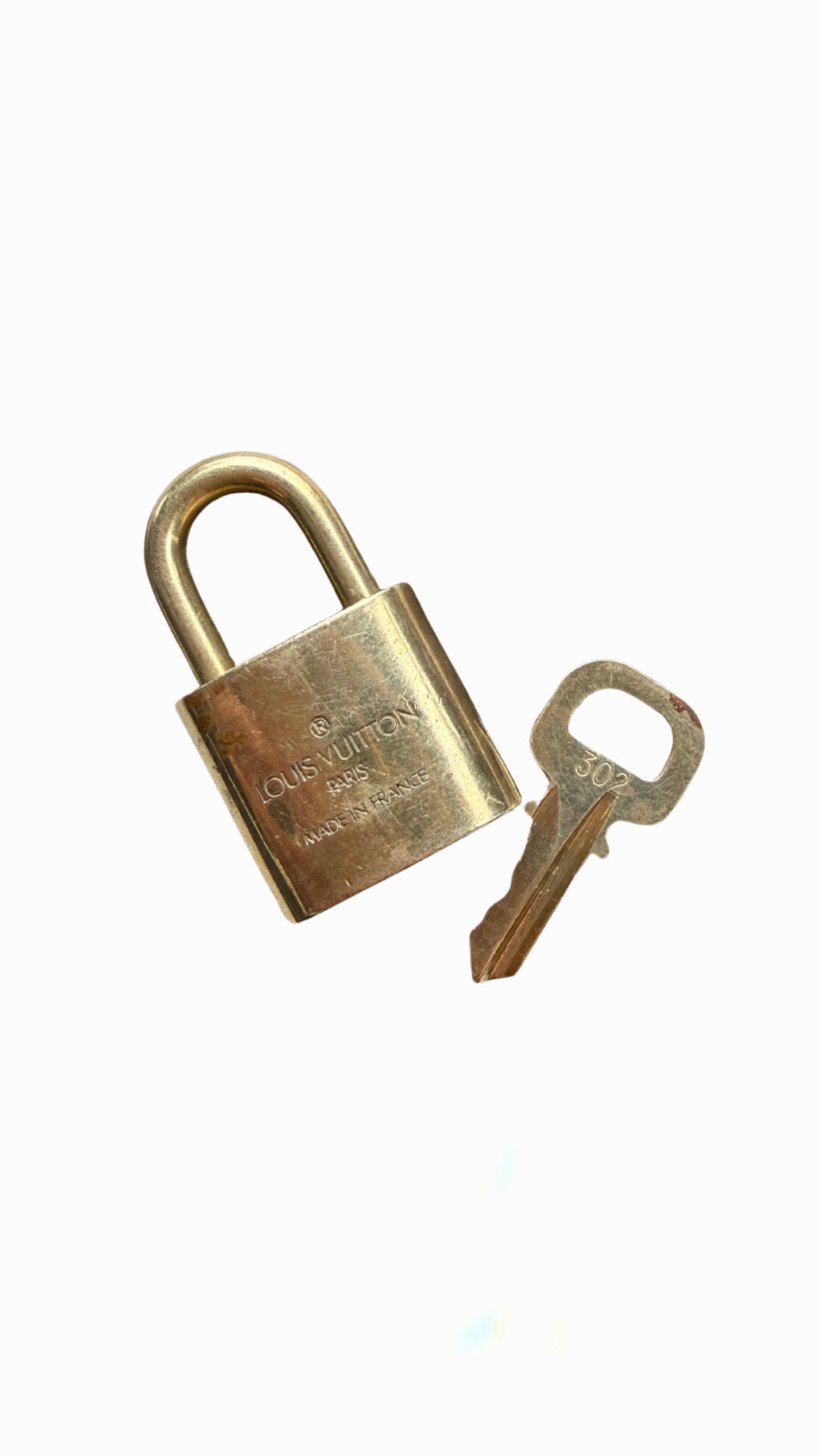 Louis Vuitton Vintage Lock& Key