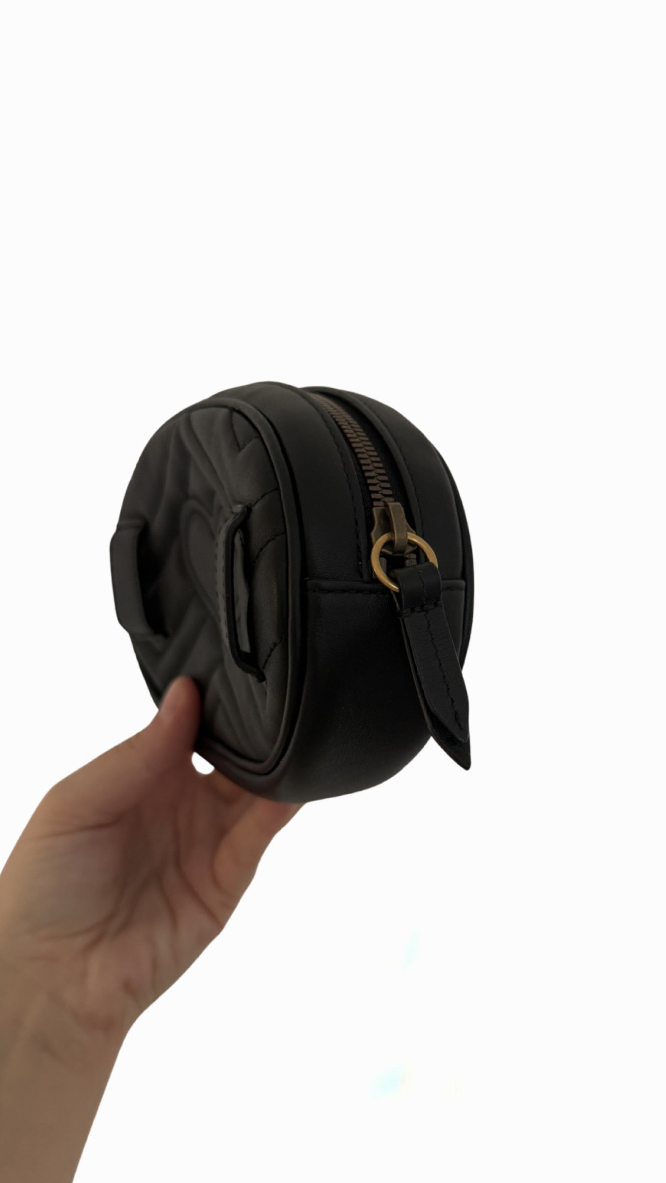 Gucci Marmont Matelasse Leather Belt Bag