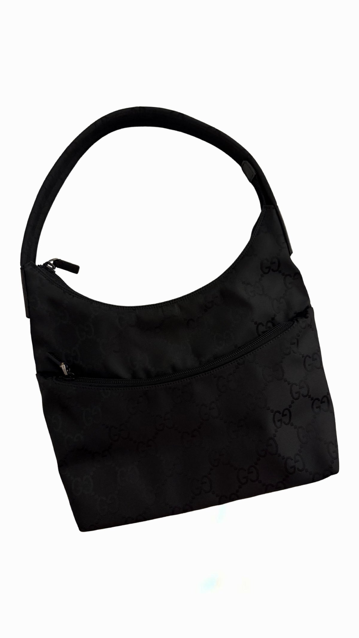 Gucci GG Nylon Hobo Shoulder Bag