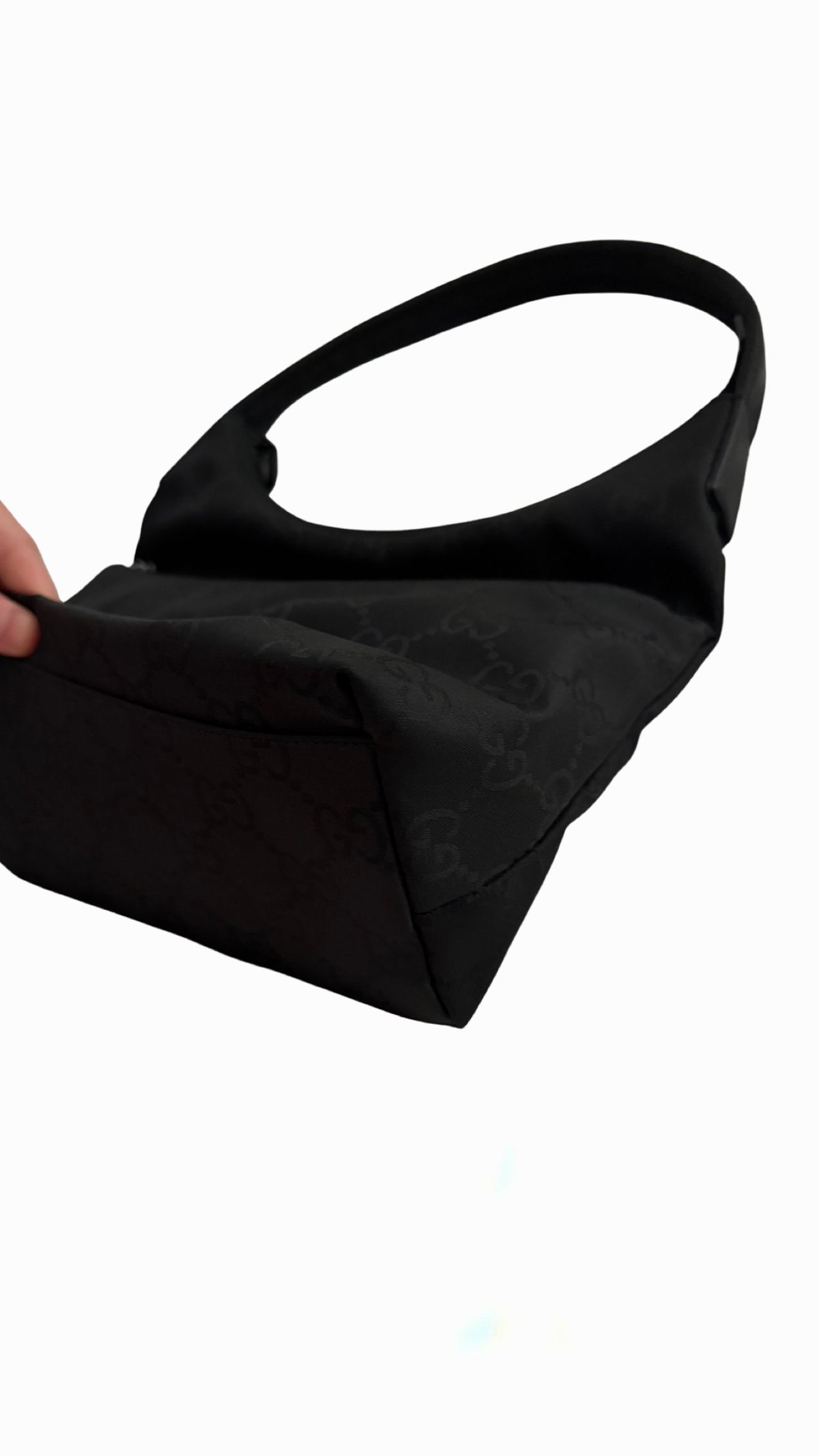Gucci GG Nylon Hobo Shoulder Bag