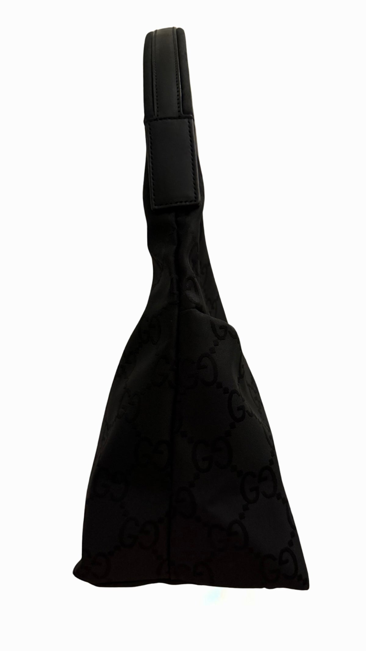 Gucci GG Nylon Hobo Shoulder Bag