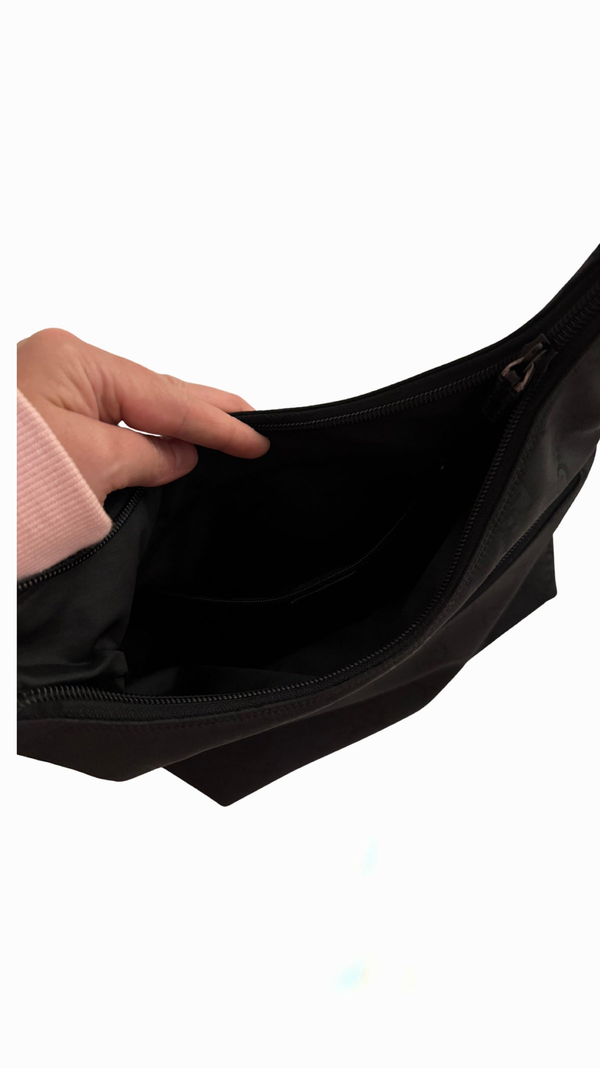 Gucci GG Nylon Hobo Shoulder Bag