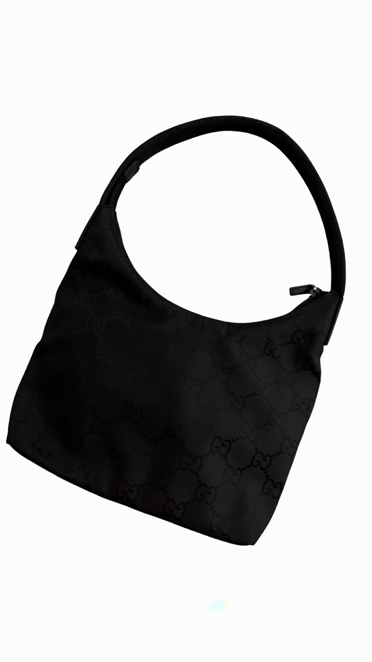 Gucci GG Nylon Hobo Shoulder Bag