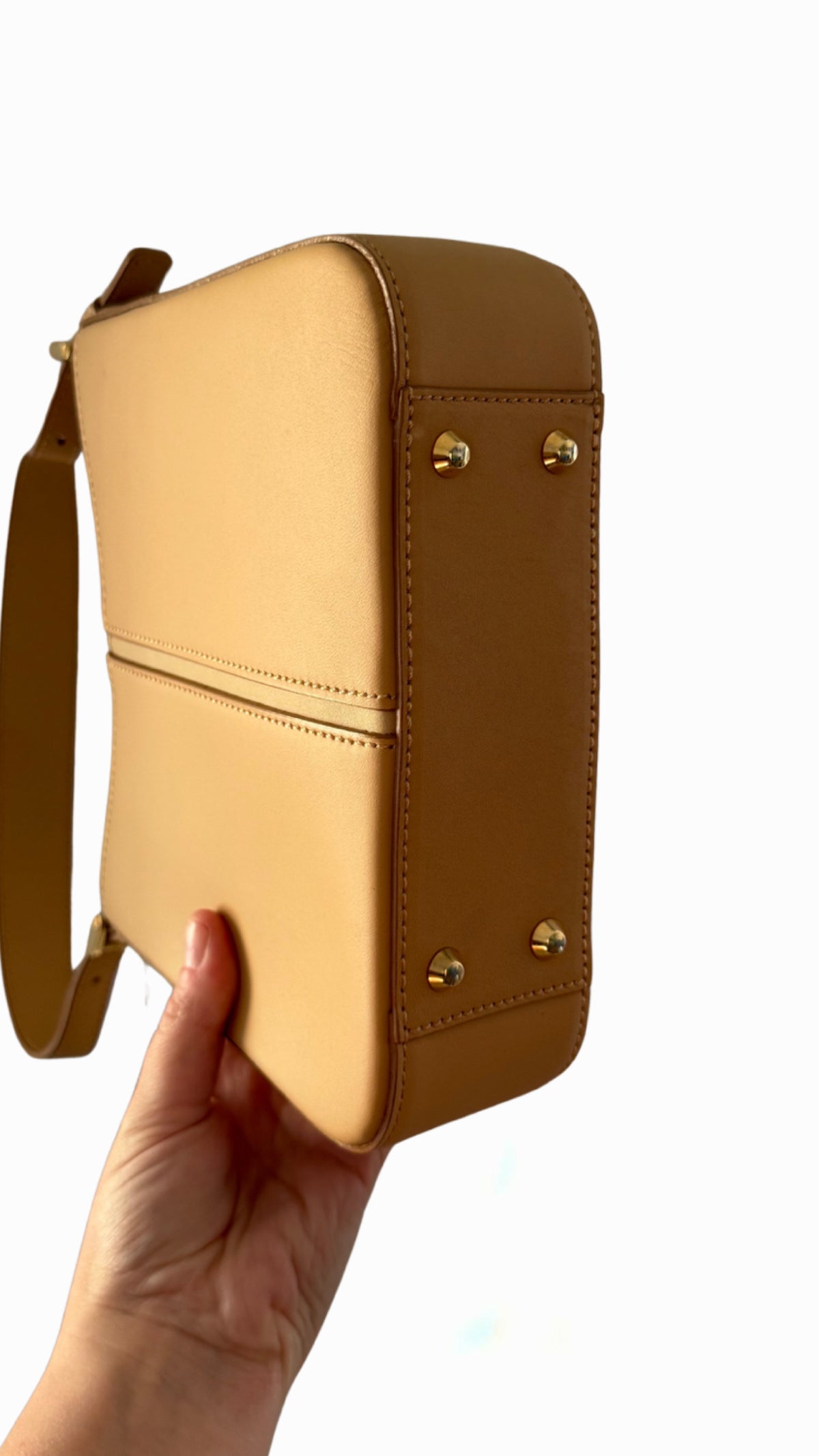 Burberry Olympia Slim Leather Shoulder Bag