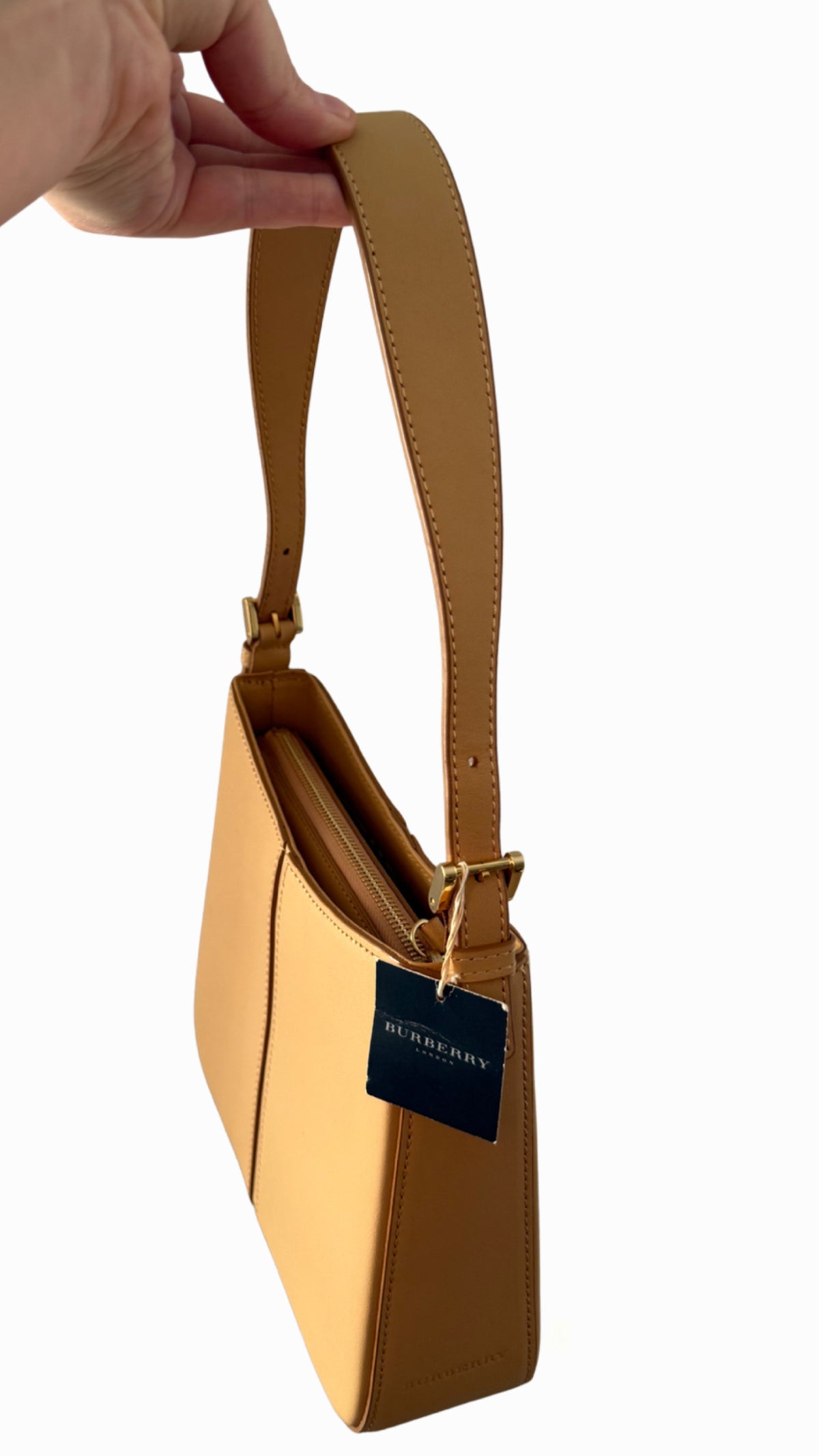Burberry Olympia Slim Leather Shoulder Bag