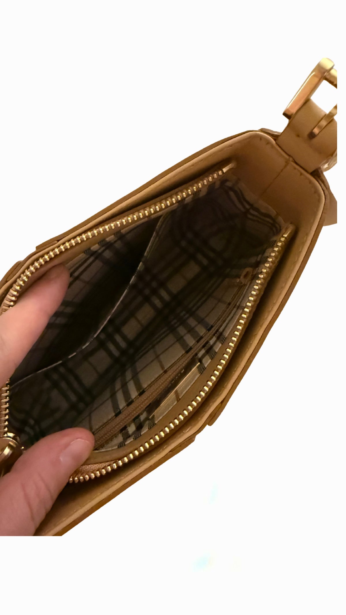 Burberry Olympia Slim Leather Shoulder Bag
