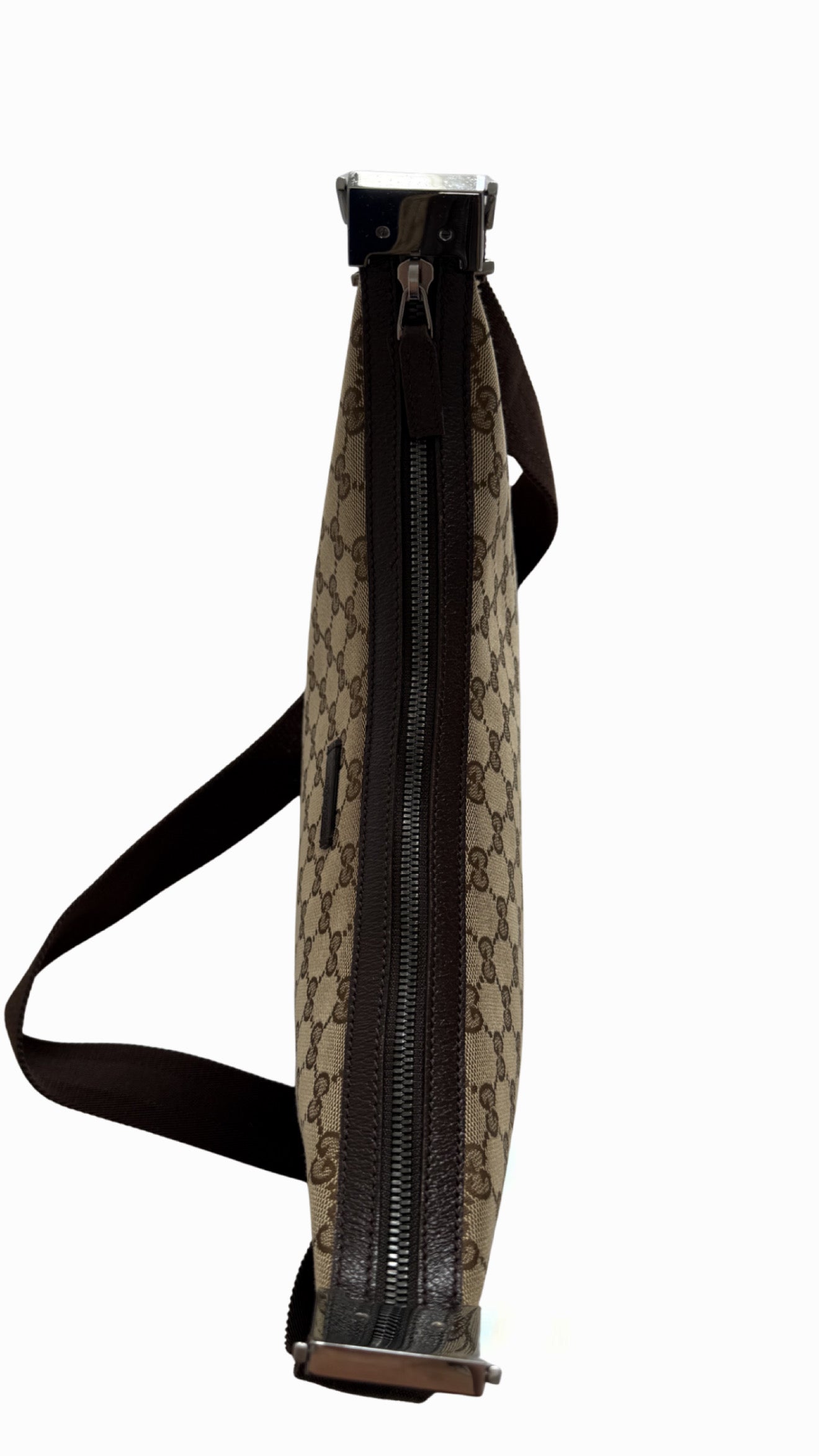 Gucci GG Canvas Half Moon Shoulder Bag