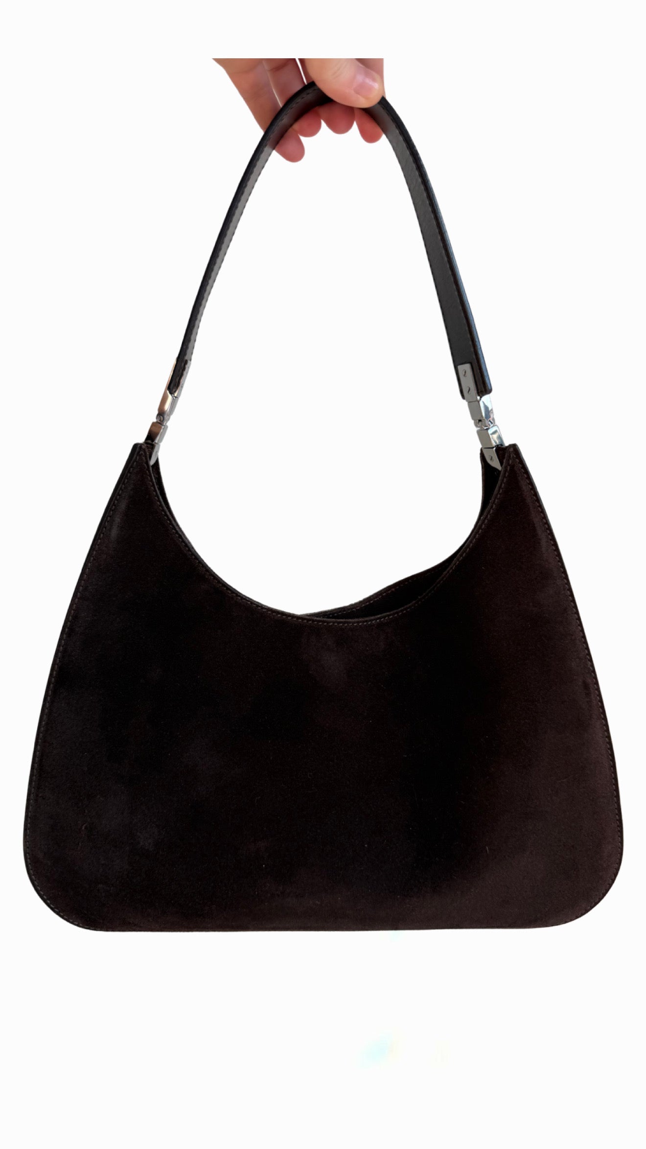 Gucci Brown Suede Shoulder Bag