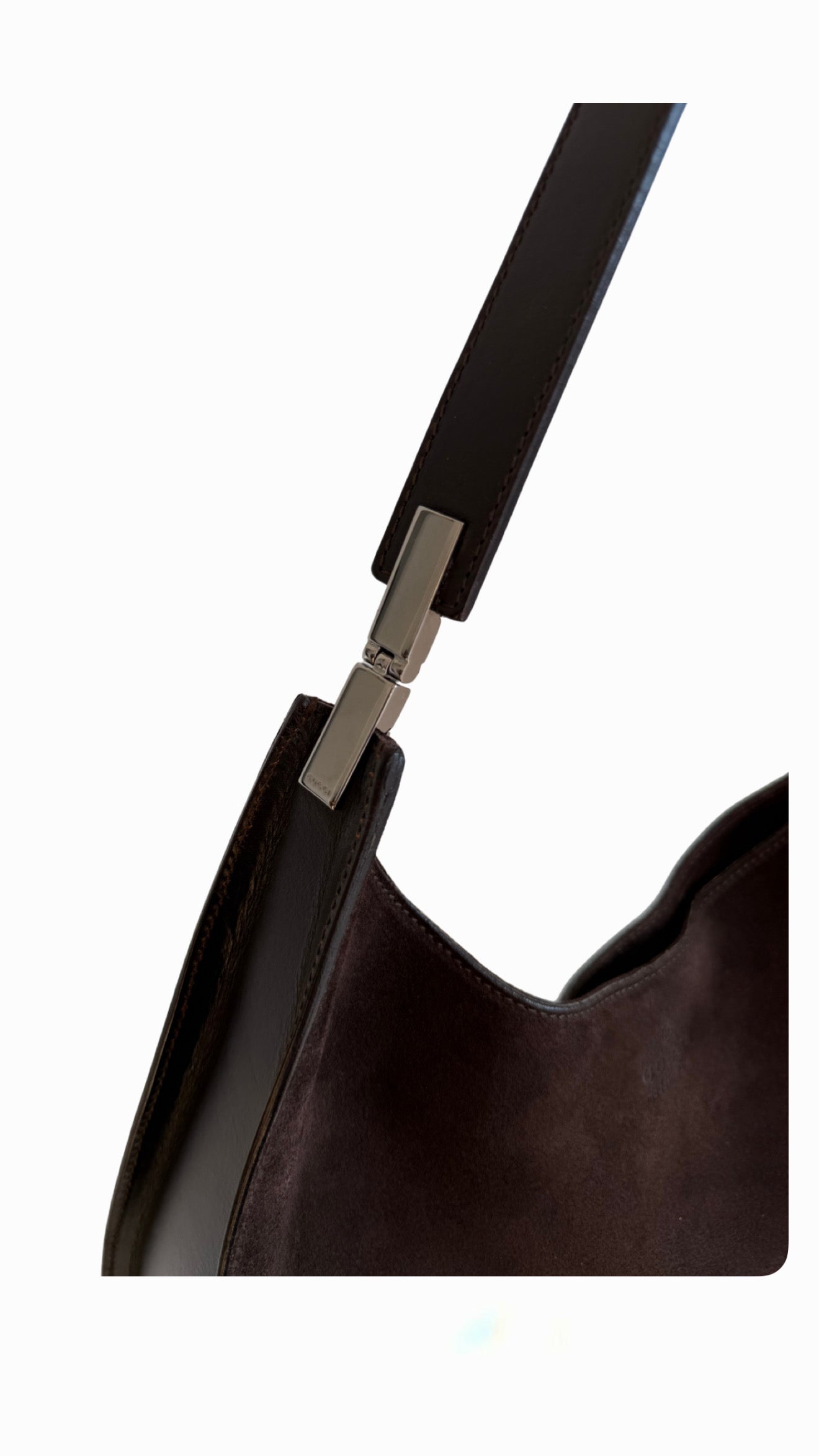 Gucci Brown Suede Shoulder Bag