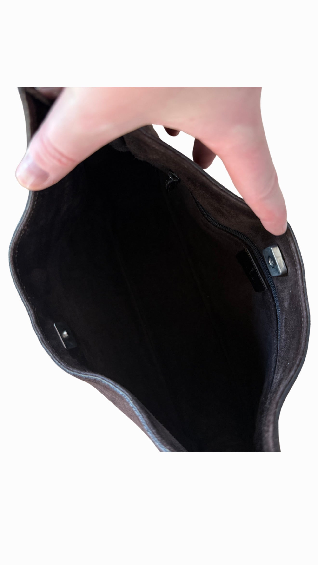 Gucci Brown Suede Shoulder Bag