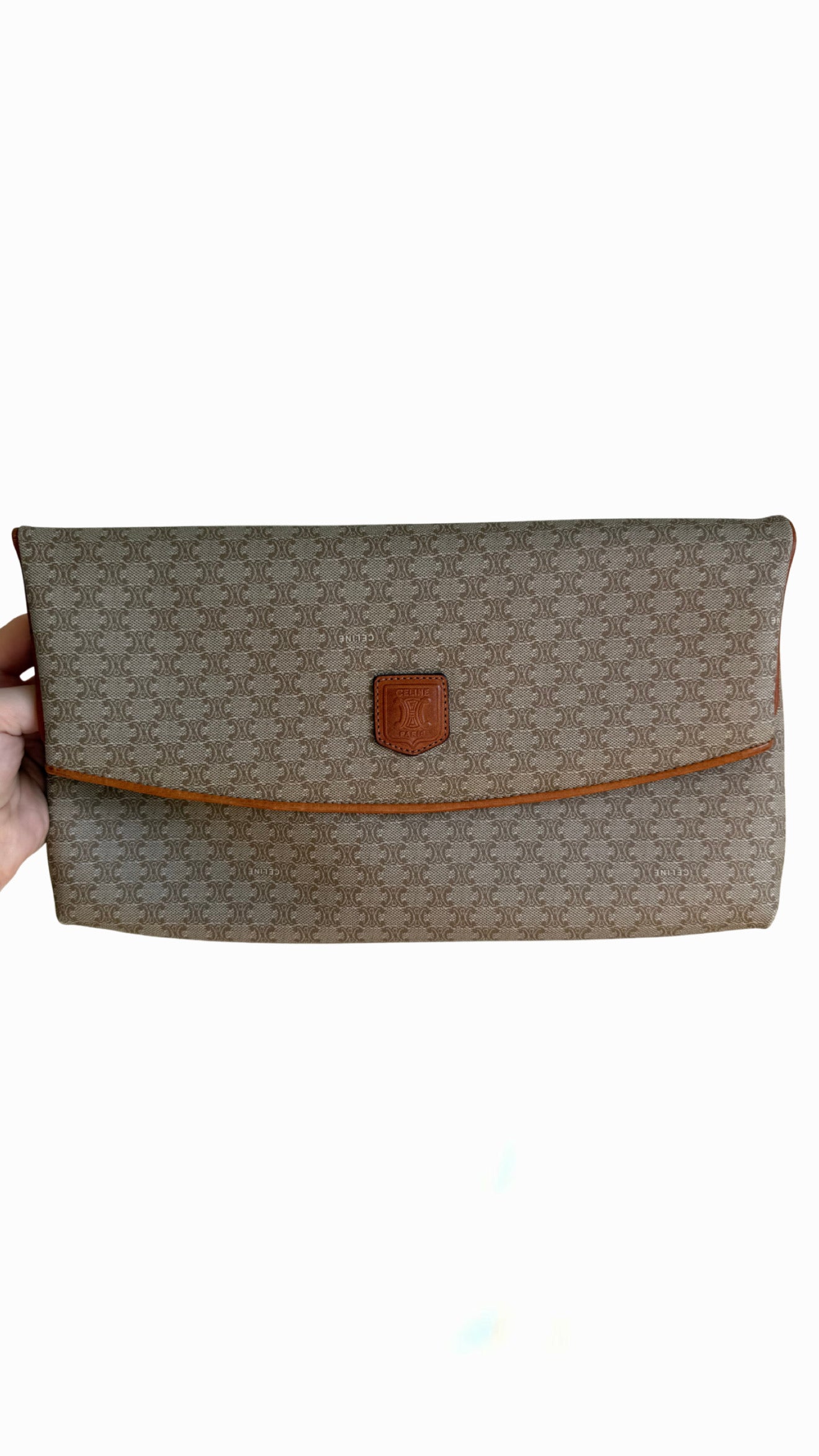Celine Macadam Envelope Clutch