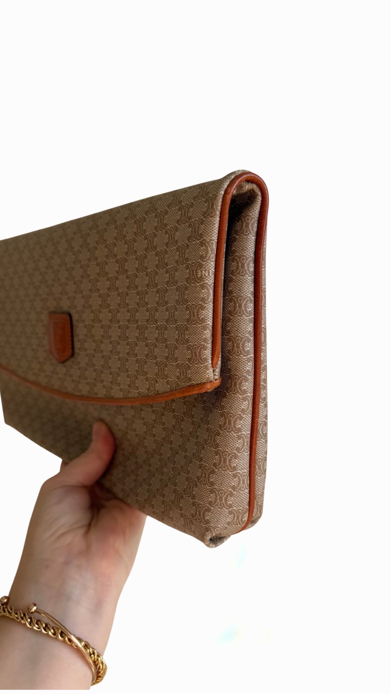 Celine Macadam Envelope Clutch