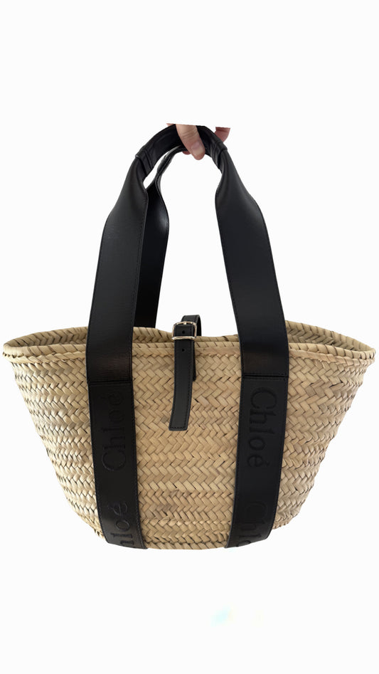 Chloe Sense Basket Tote Bag