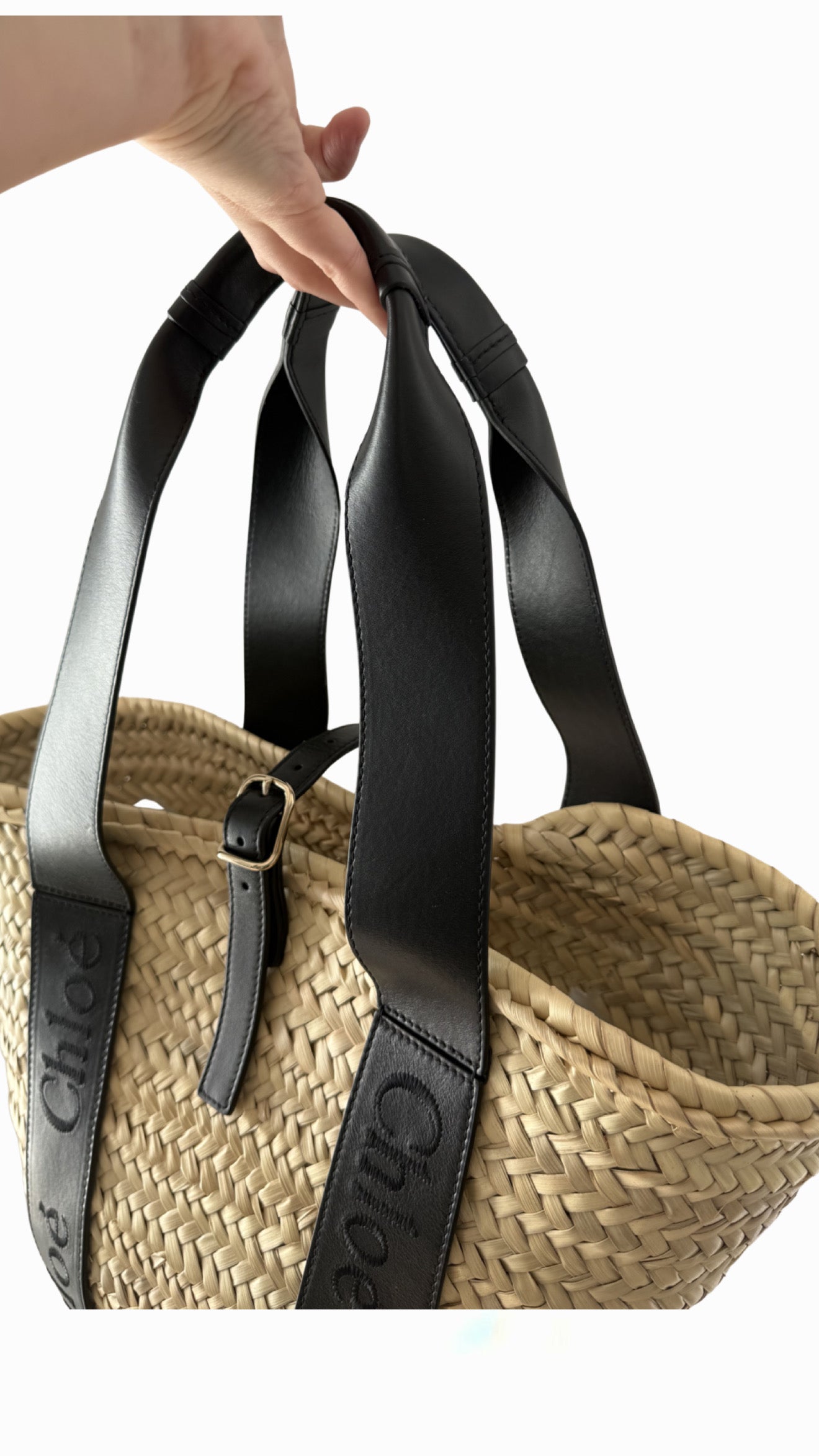 Chloe Sense Basket Tote Bag