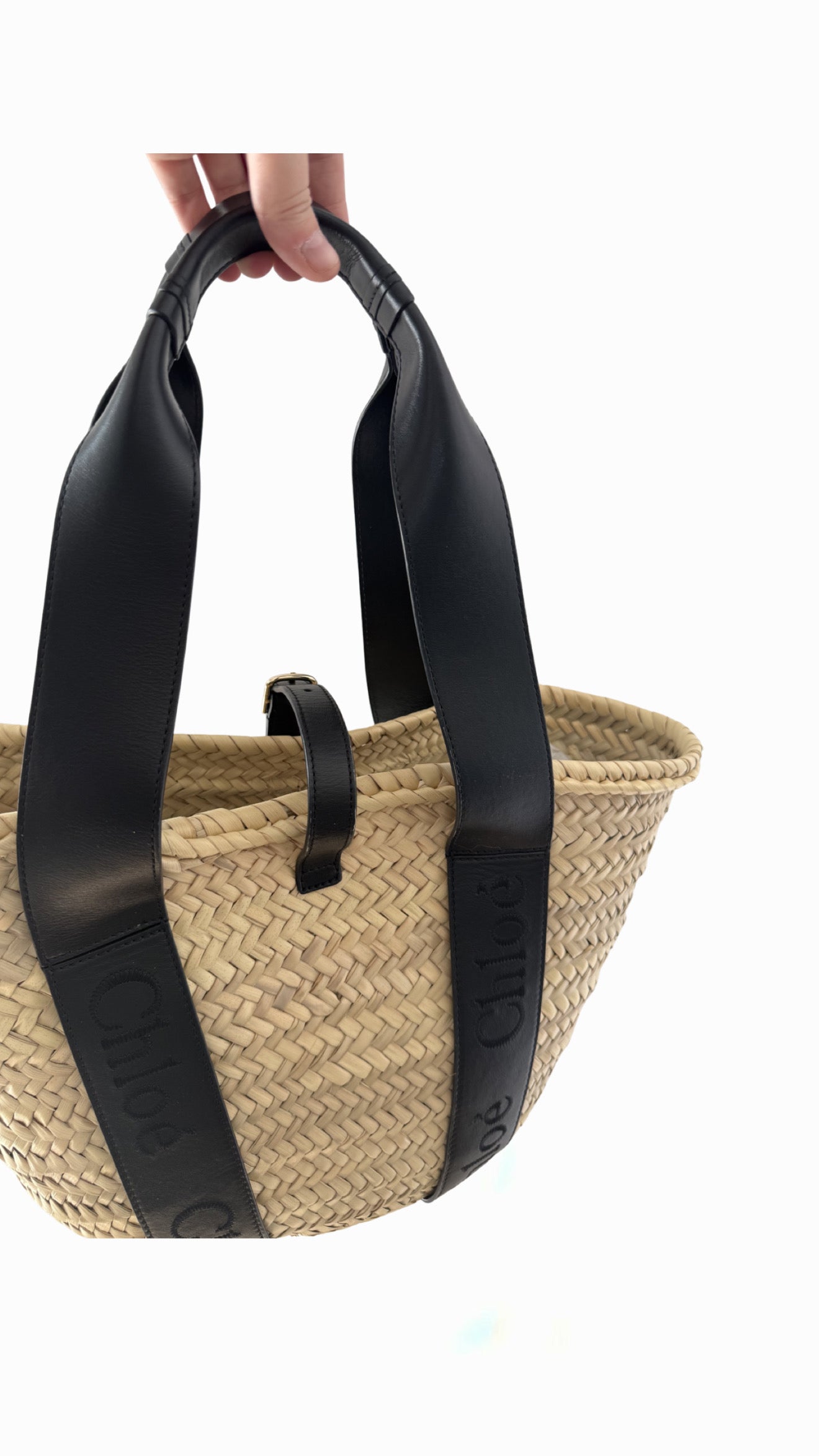 Chloe Sense Basket Tote Bag