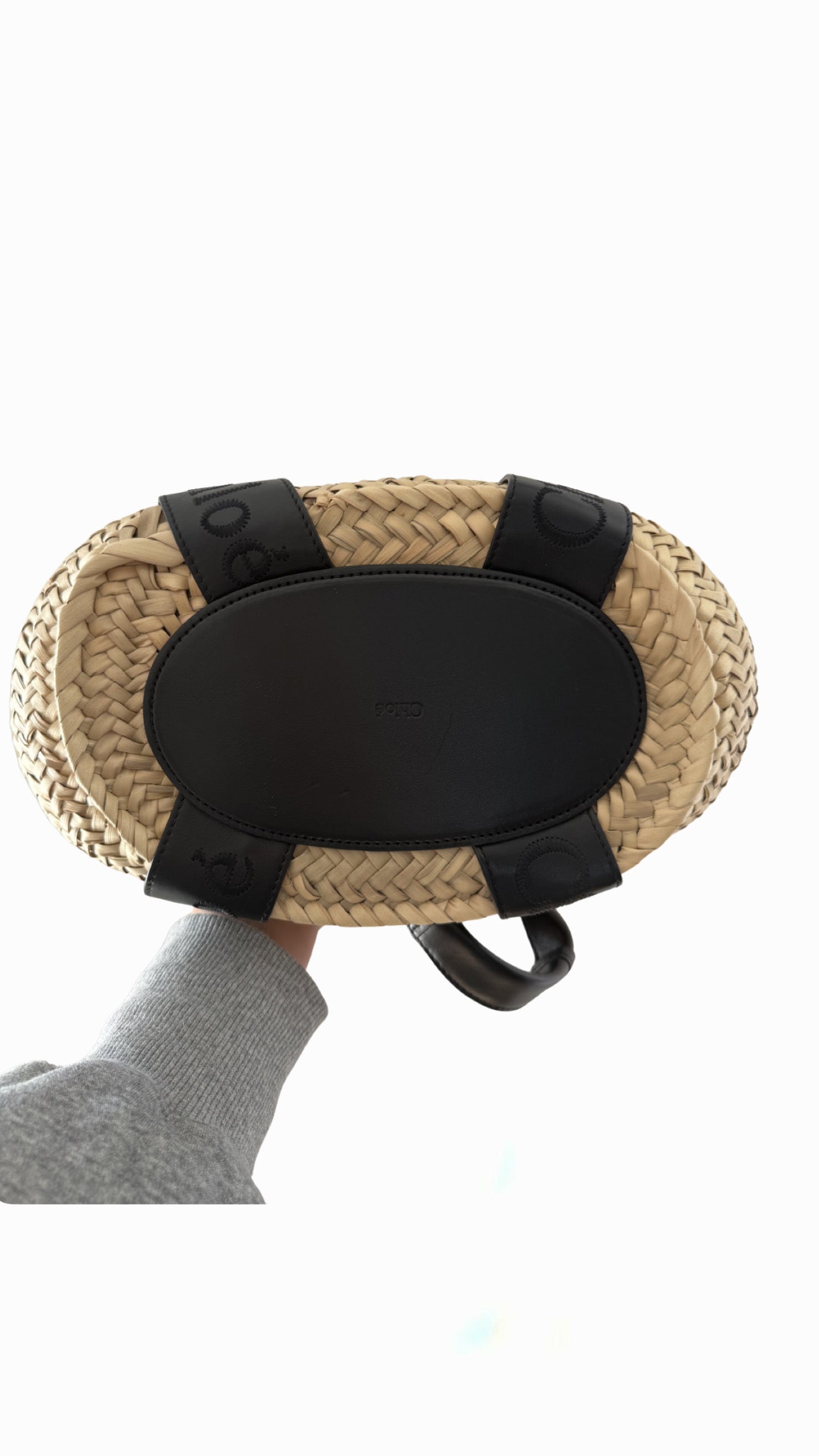 Chloe Sense Basket Tote Bag