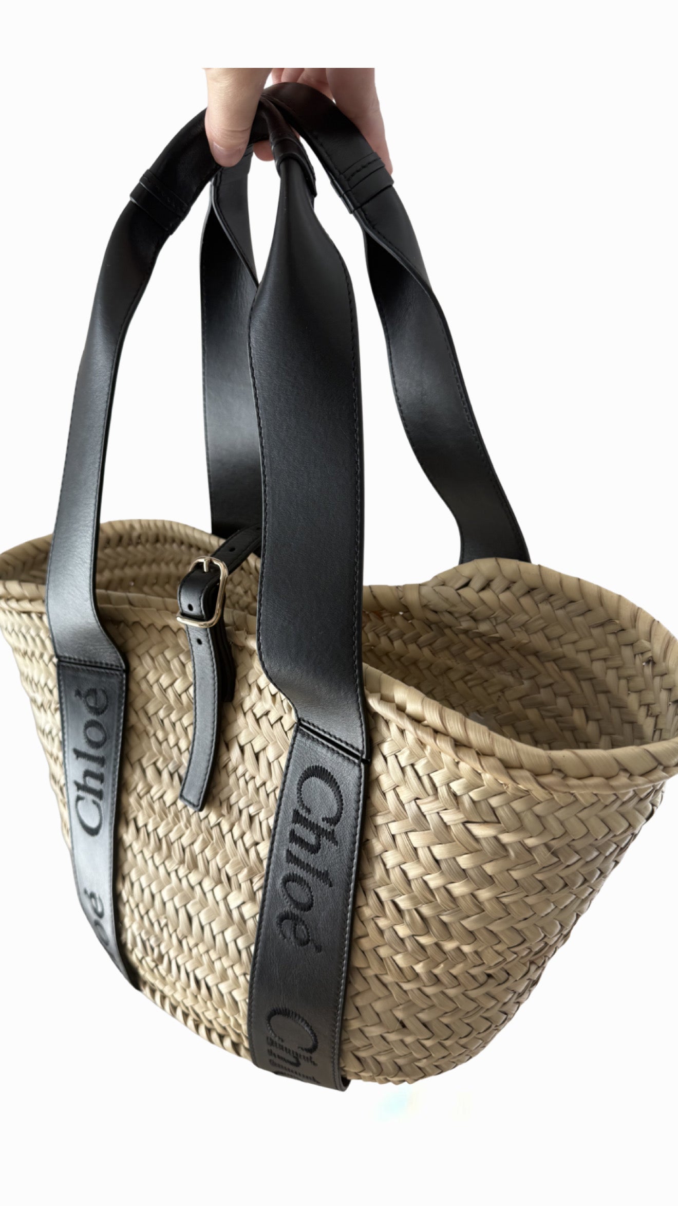 Chloe Sense Basket Tote Bag