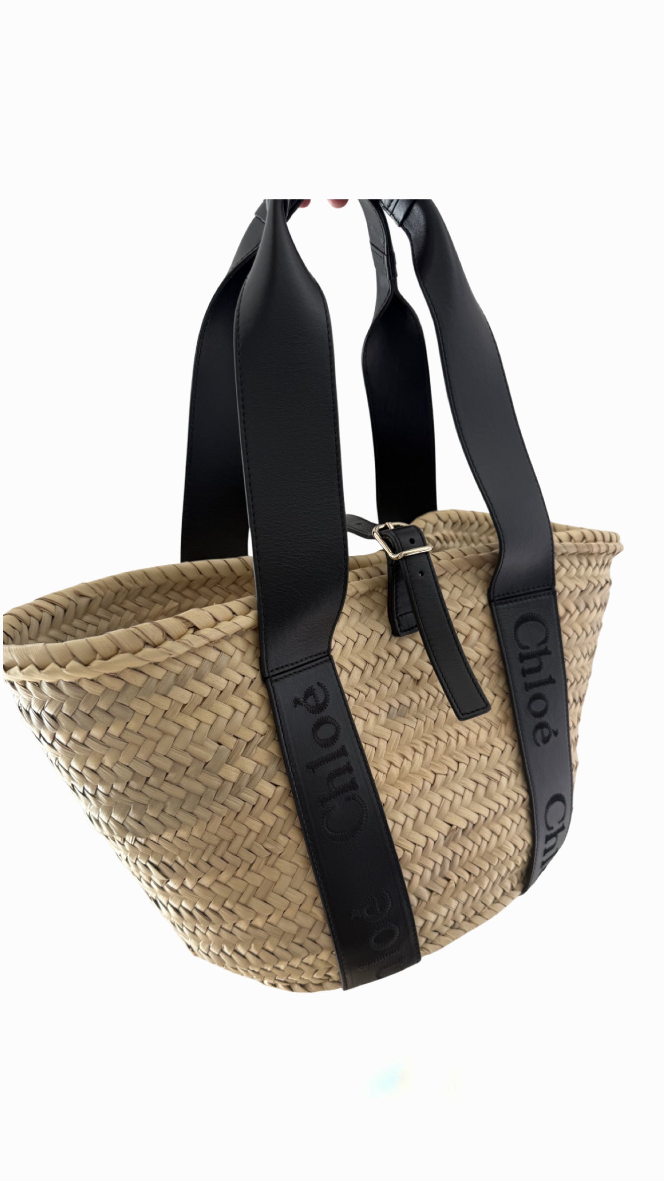 Chloe Sense Basket Tote Bag